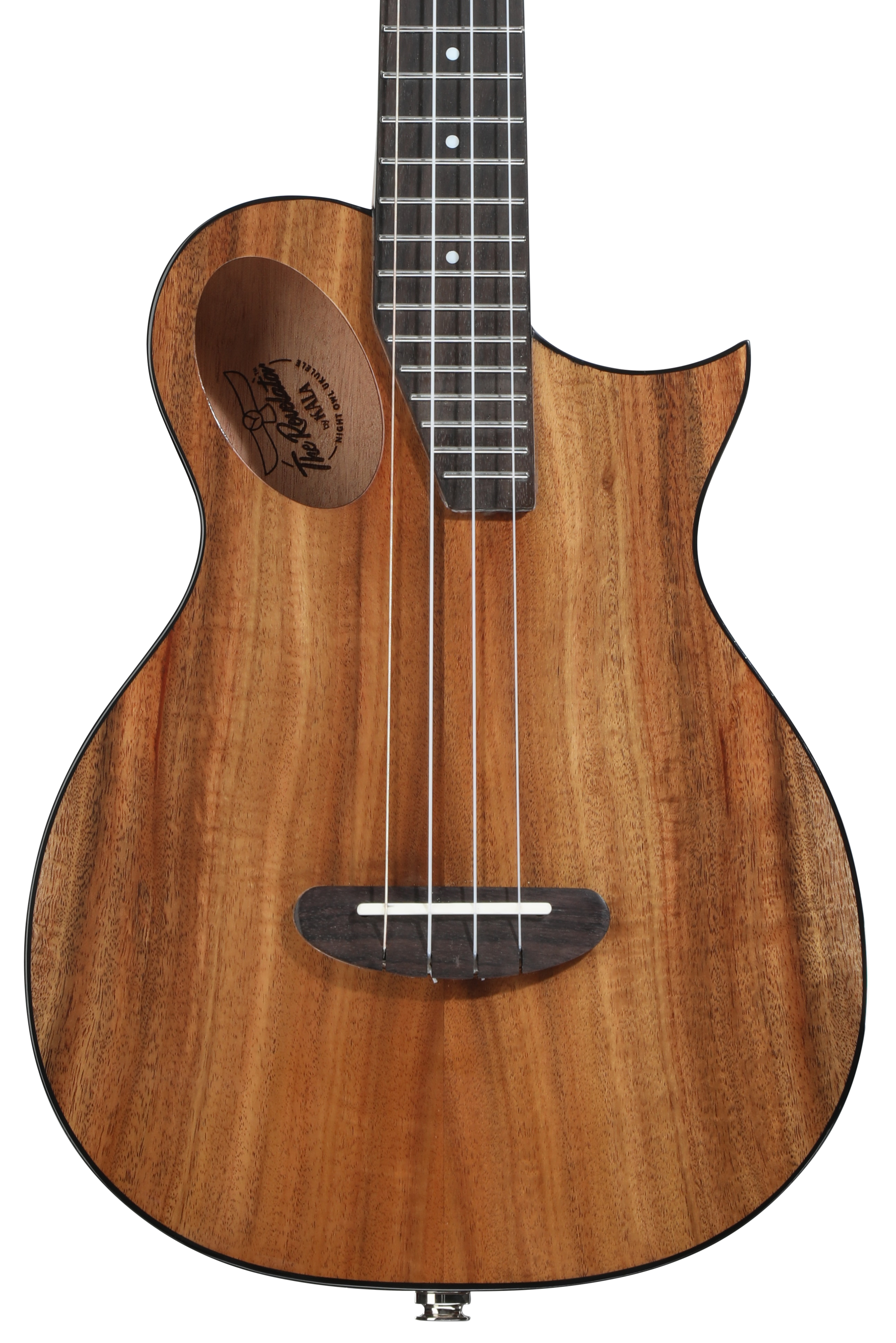 Photo of Kala Revelator Night Owl Acacia Tenor Acoustic-electric Ukulele - Natural