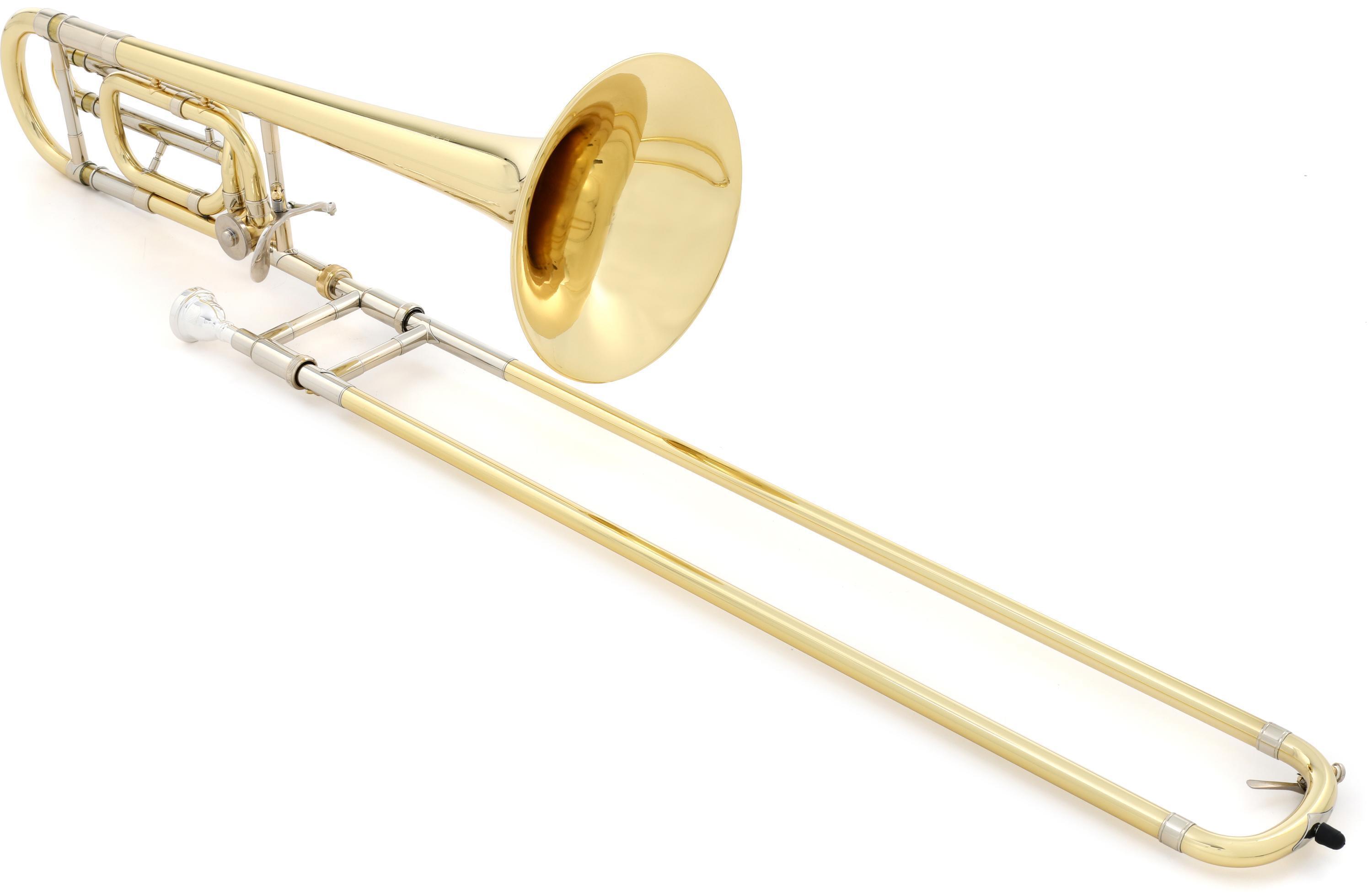 Bach 36B Stradivarius Professional Trombone - F-Attachment - Clear