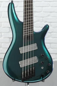 Ibanez Bass Workshop SRMS725 5-string Multi-scale Electric Bass Guitar - Blue Chameleon