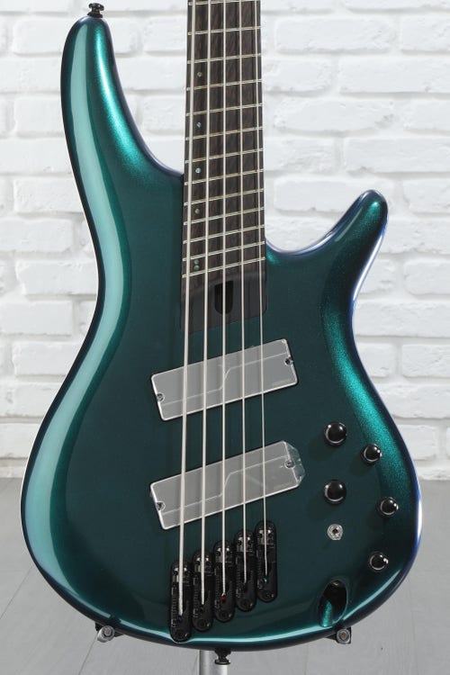Ibanez Bass Workshop SRMS725 5-string Multi-scale Electric Bass Guitar - Blue Chameleon