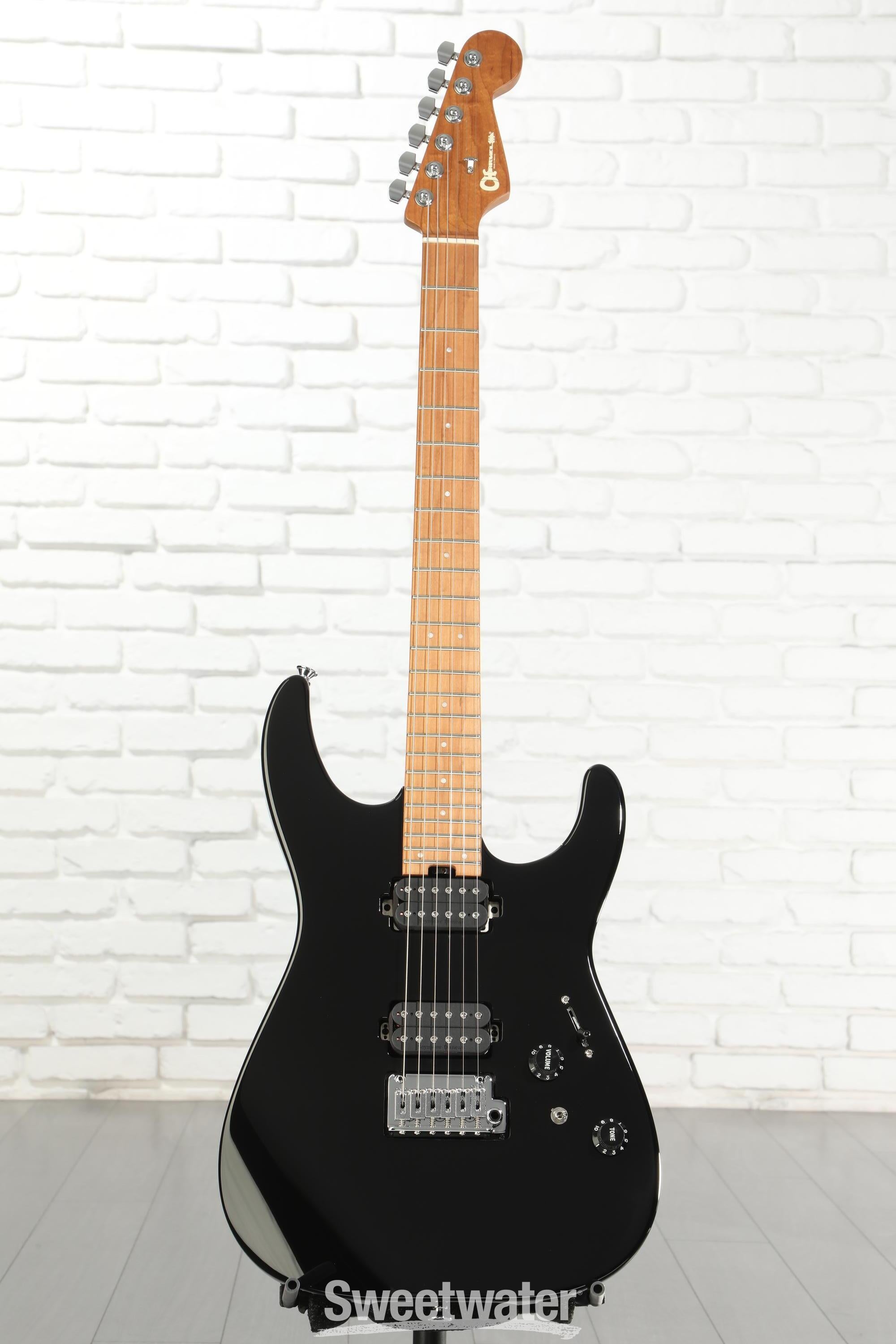 Charvel Pro-Mod DK24 HH 2PT Electric Guitar - Gloss Black | Sweetwater