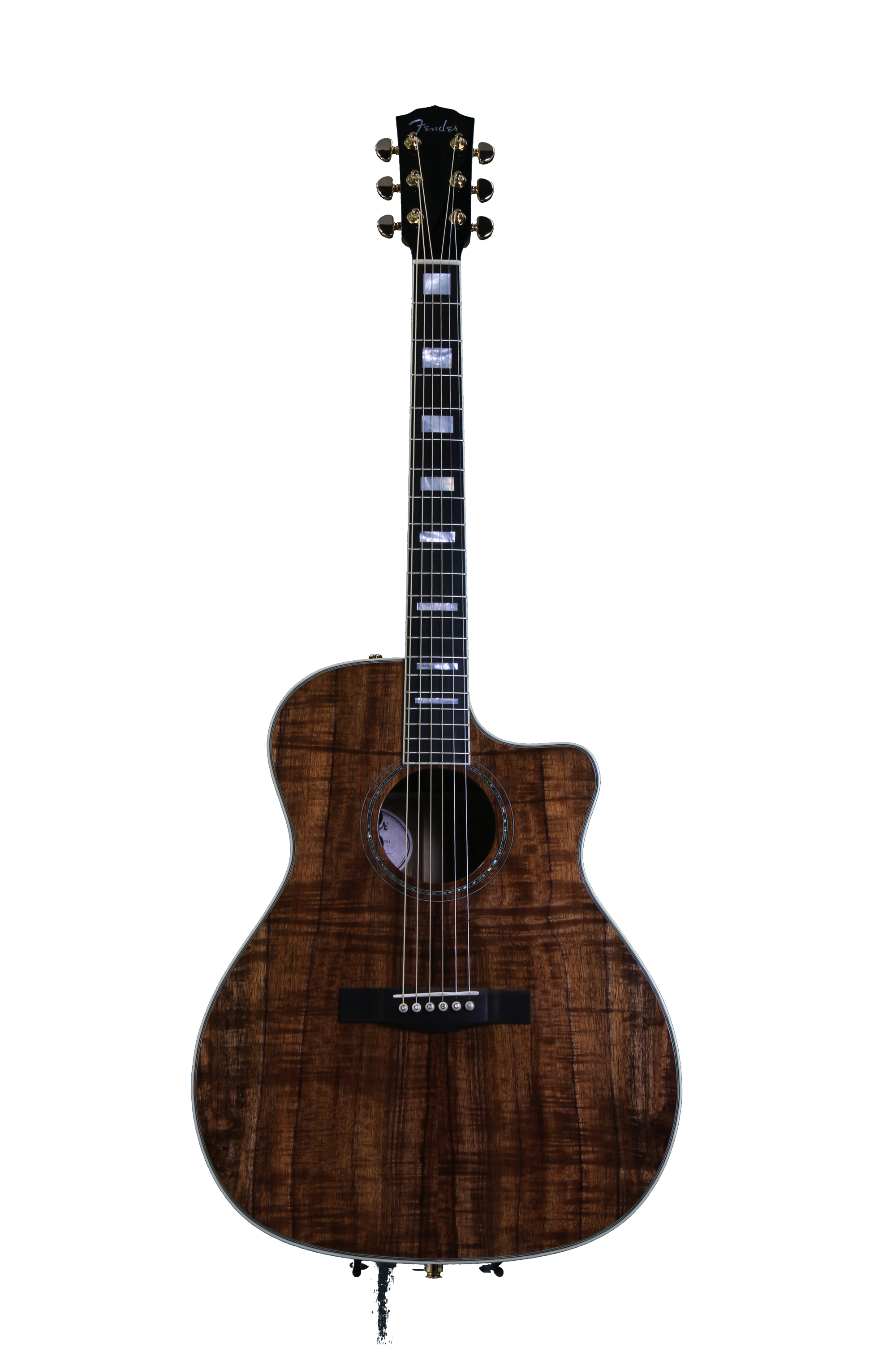 Fender USA Select Classic Koa Auditorium Cutaway | Sweetwater