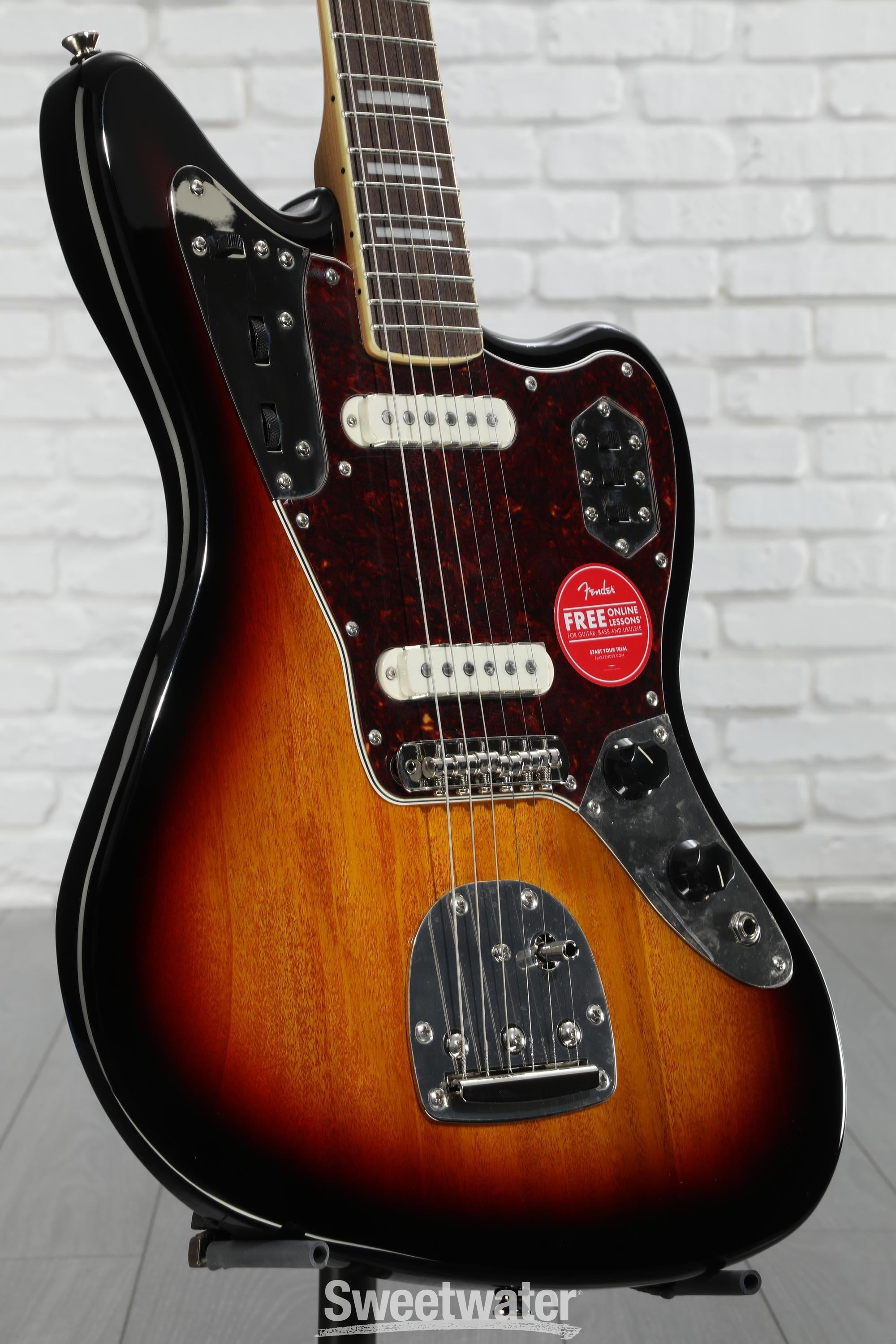 ギター SQUIER Classic Vibe 70s Jaguar 3TS Amazon.com: Squier Classic Vibe 70s Jaguar Electric Guitar