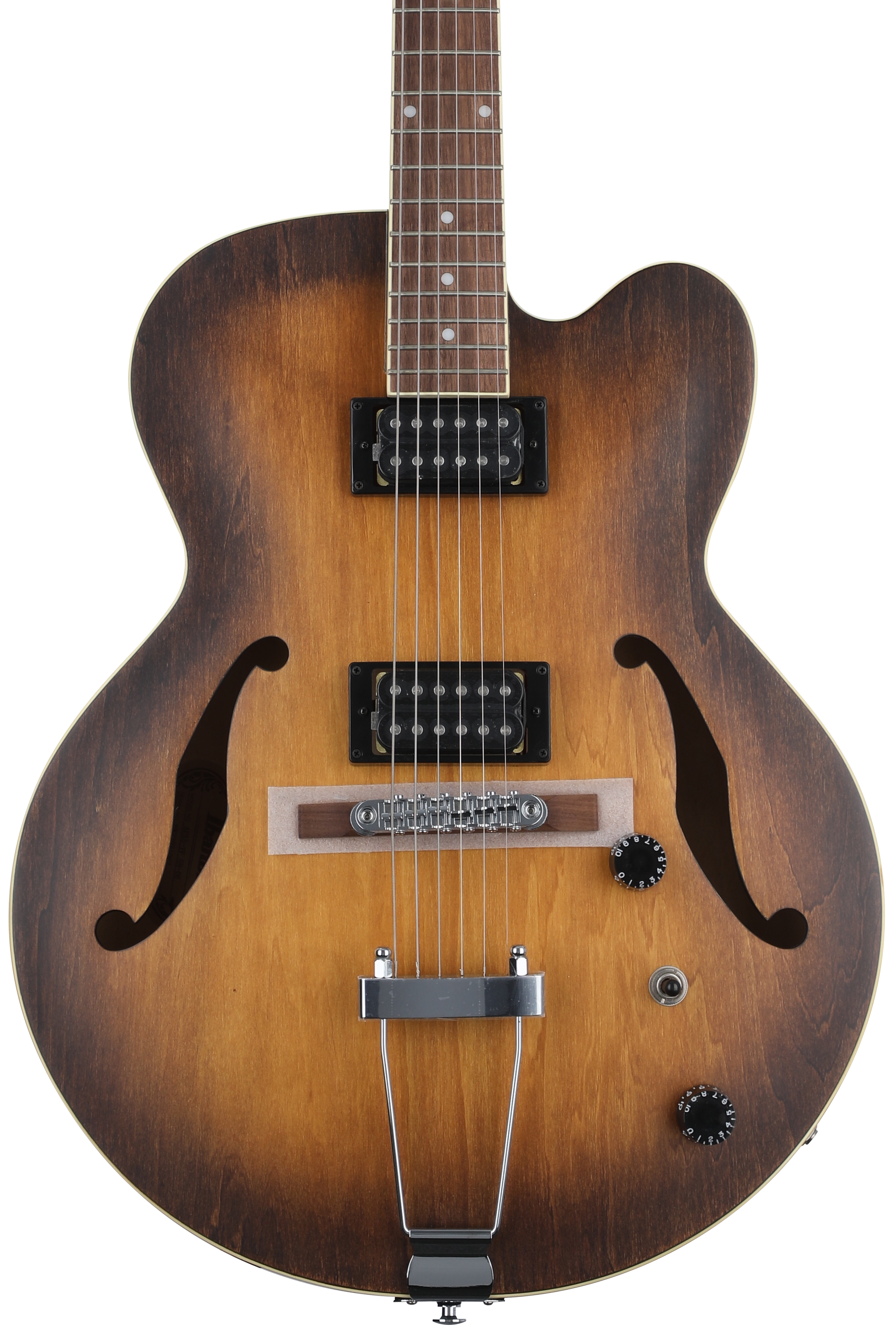 Ibanez Artcore AF55 Hollowbody Electric Guitar - Tobacco Flat