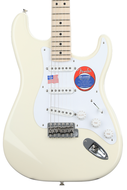 Fender Eric Clapton Stratocaster - Olympic White with Maple
