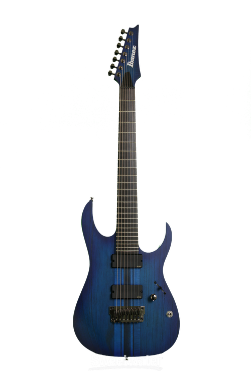 Ibanez RGIT27FE Iron Label - Sapphire Blue Flat, 7-string