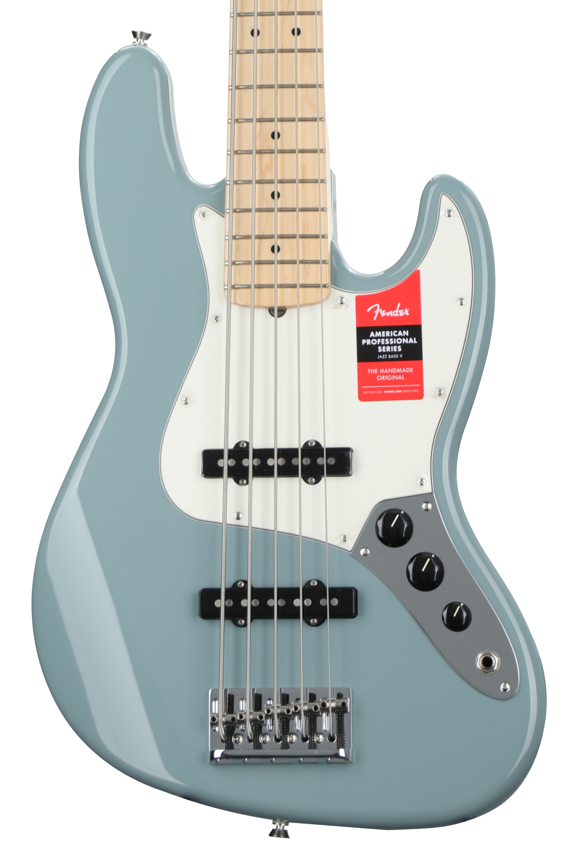 Fender American Professional Jazz Bass V - Sonic Gray with Maple 