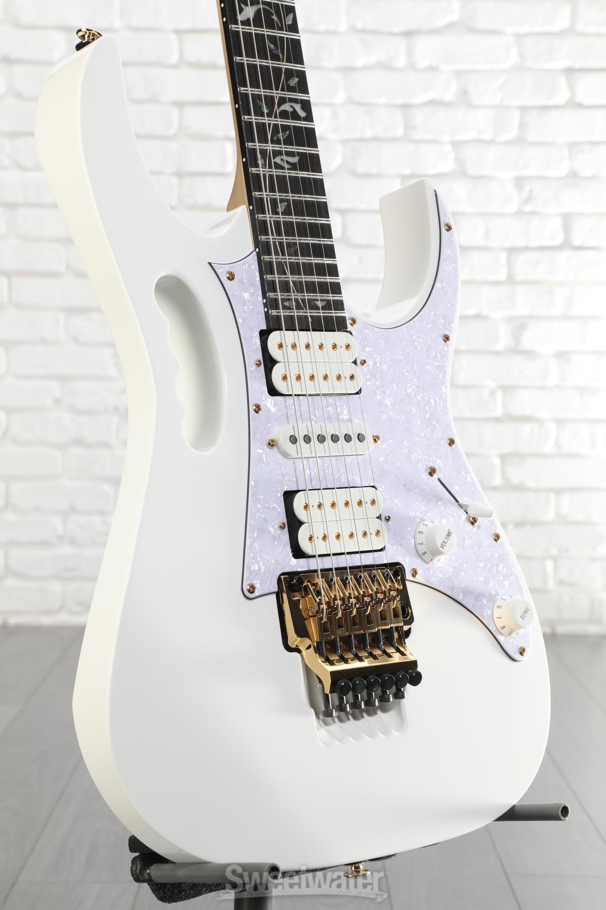 Ibanez Steve Vai Signature Premium JEM7VP - White | Sweetwater