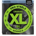 Photo of D'Addario EPS300-5 Tapered Round Wound Steel Bass Guitar Strings - .043-.127 Custom Light Top/Medium Bottom Long Scale 5-string