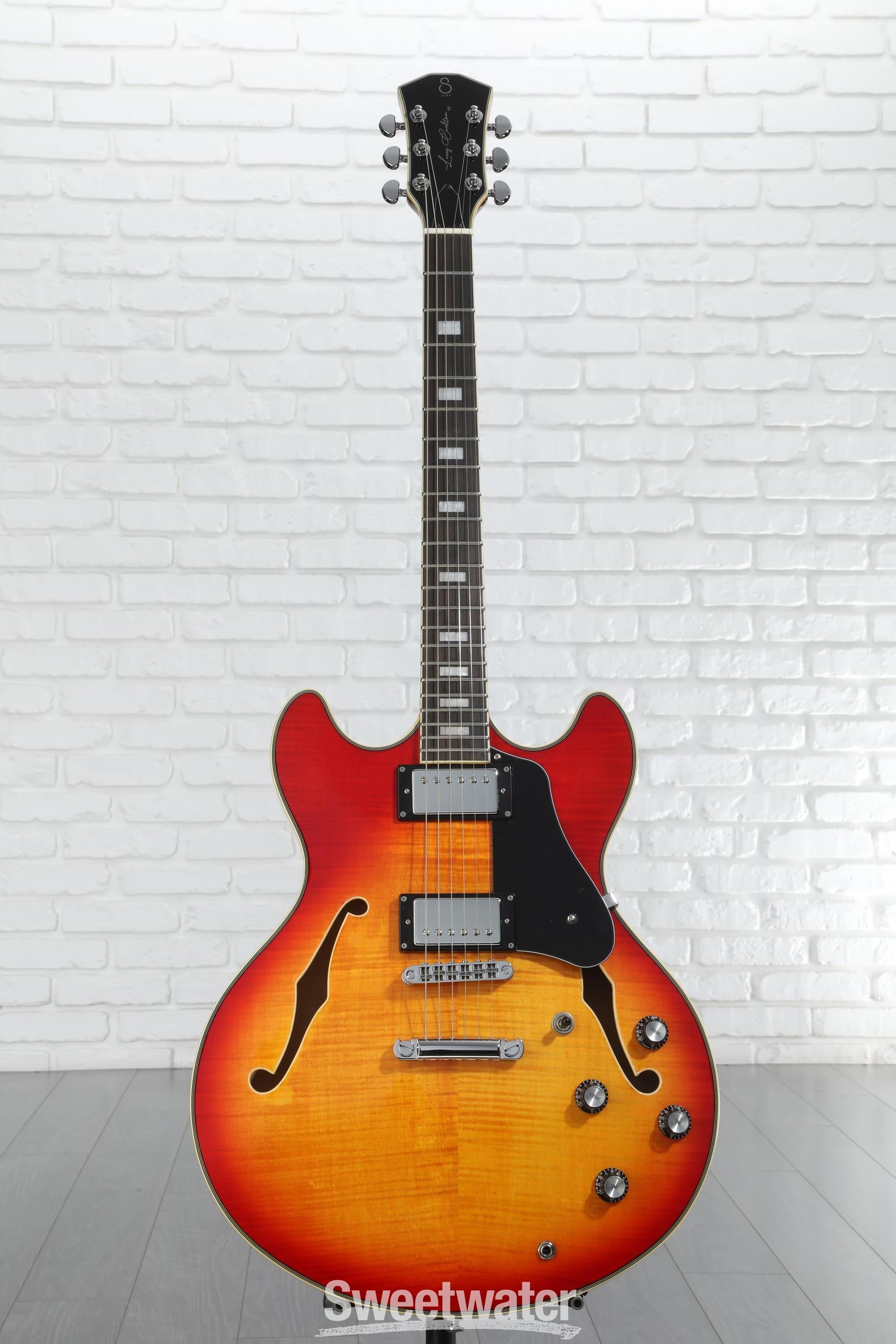 ギター Sire H7 Sire Larry Carlton H7 Semi-hollow Electric Guitar - Cherry