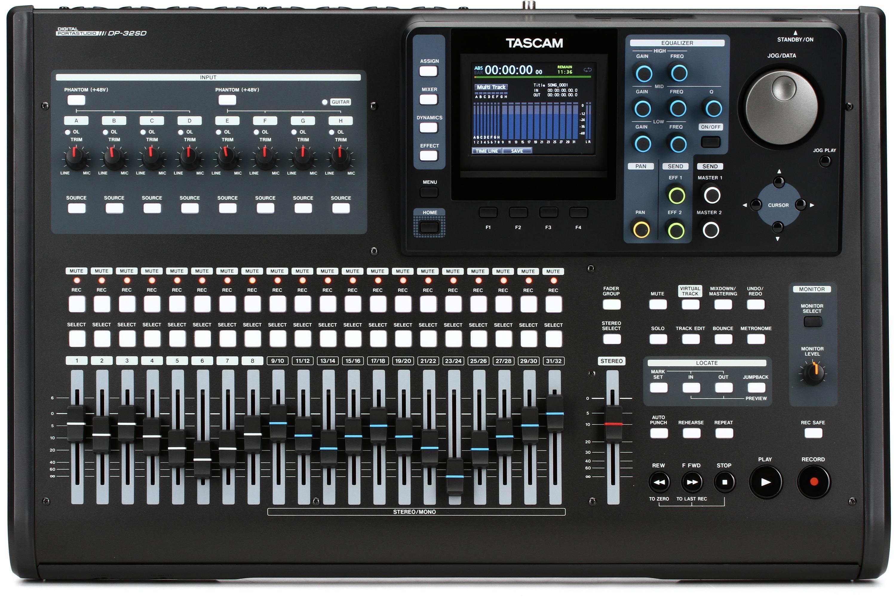 TASCAM DP-32SD 32-track Digital Portastudio Reviews