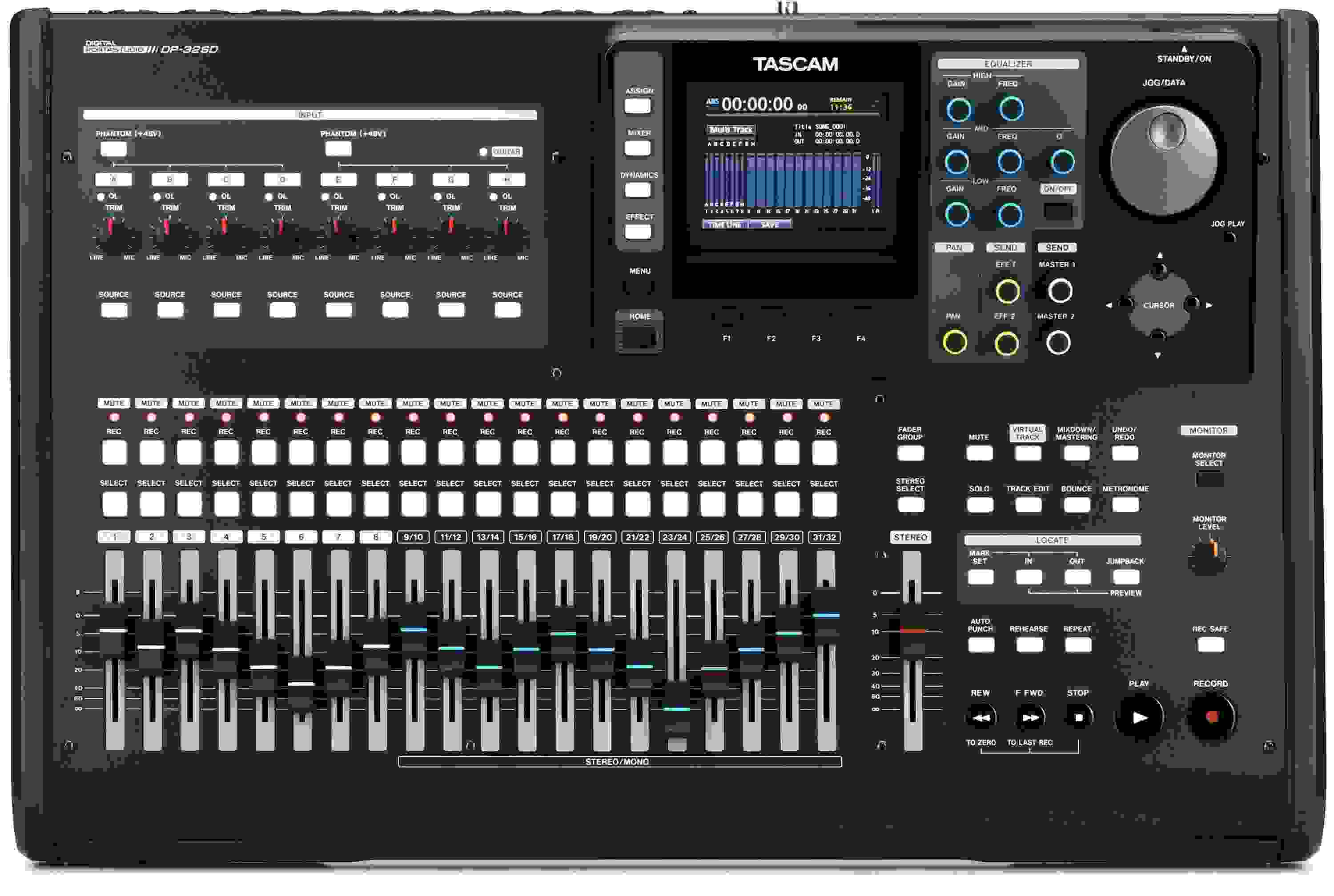 TASCAM DP-32SD 32-track Digital Portastudio | Sweetwater