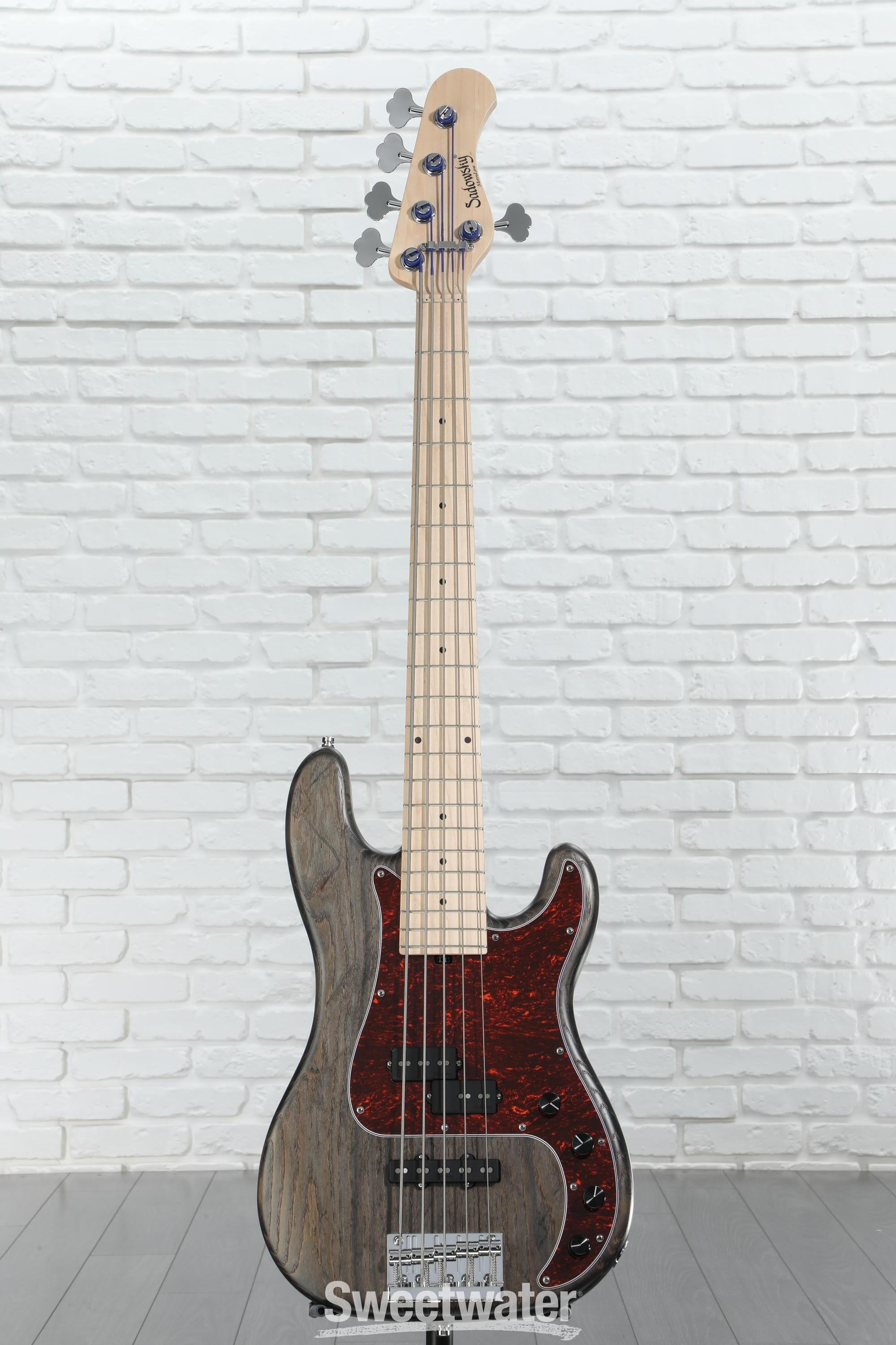 ベース Sadowsky MetroLine 21-Fret Ash 5st Sadowsky MetroLine 21-fret Hybrid P/J Bass, Swamp Ash Body