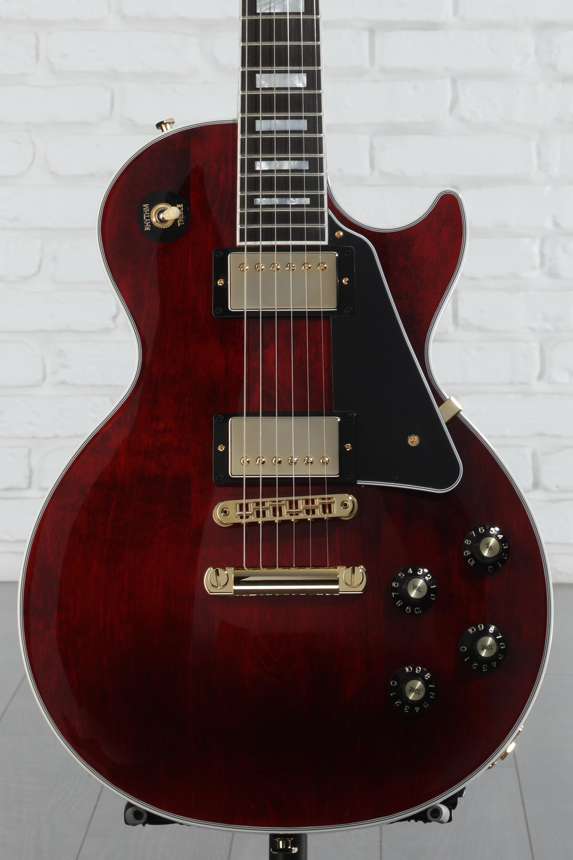 Gibson '70s Les Paul Custom Electric Guitar - Wine Red
