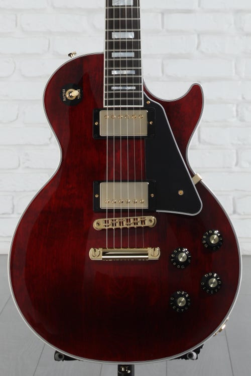 Gibson '70s Les Paul Custom Electric Guitar - Wine Red
