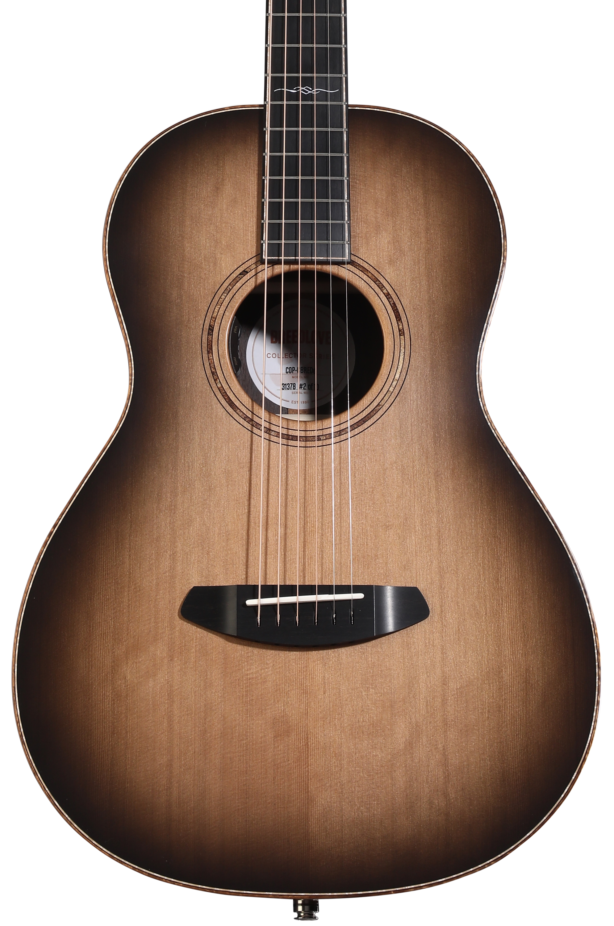 Photo of Breedlove Collector Parlor E Cedar/Brazilian Rosewood Acoustic-electric Guitar - Edgeburst