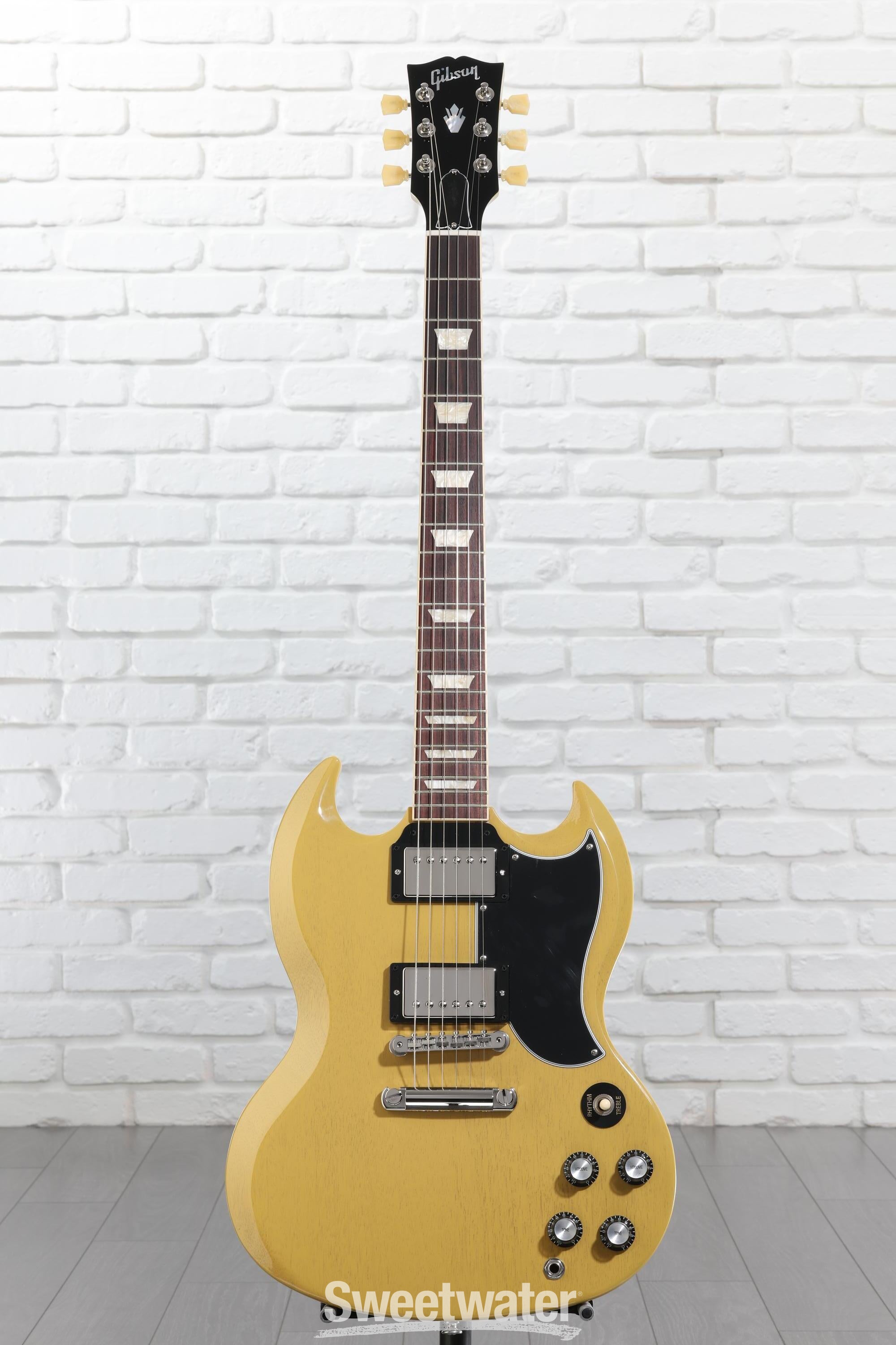 Gibson ギブソン SG Standard 61 TV Yellow Gibson SG Standard '61 Electric Guitar - TV Yellow | Sweetwater