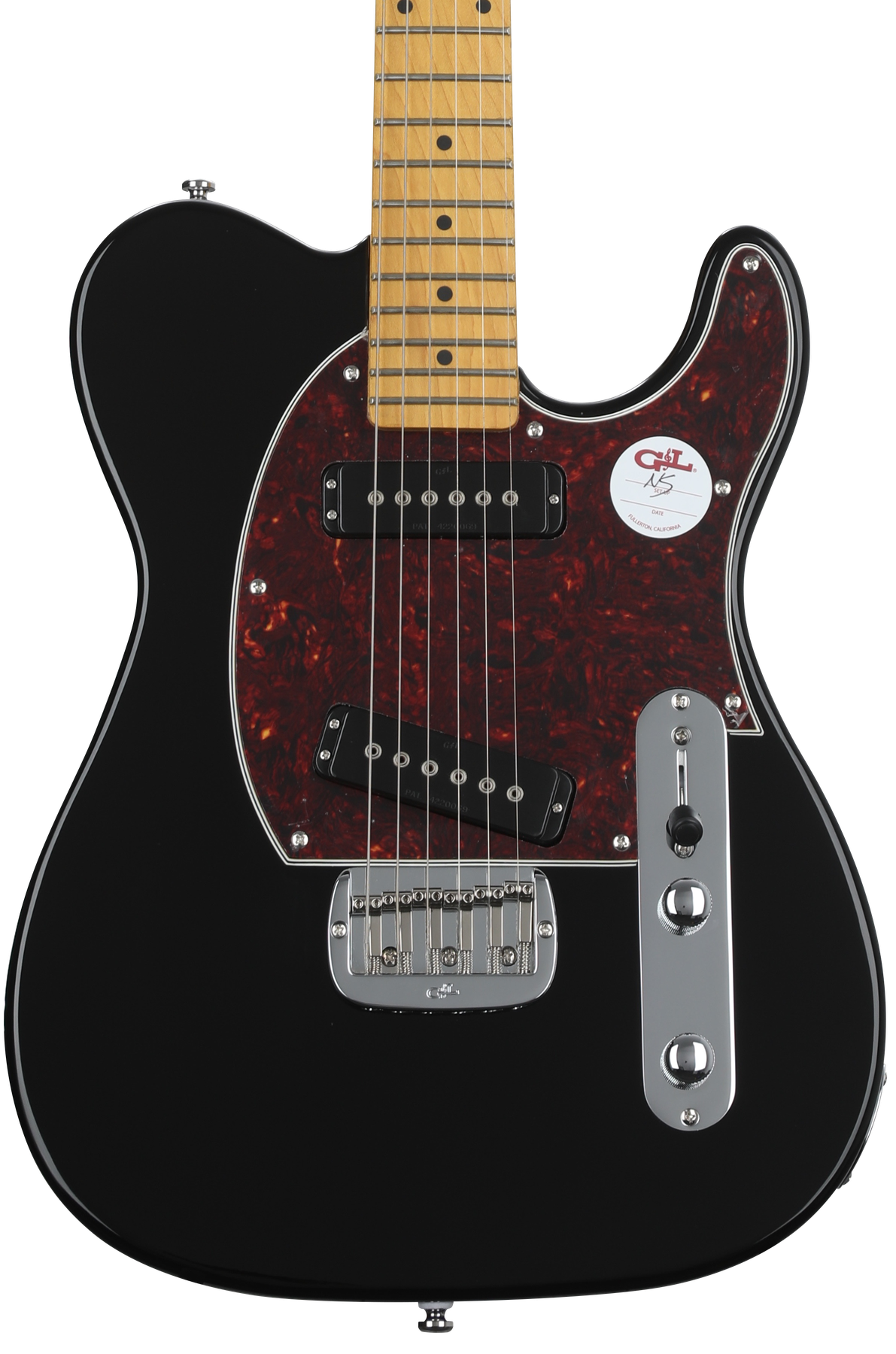 G&L Tribute ASAT Special Electric Guitar - Gloss Black | Sweetwater