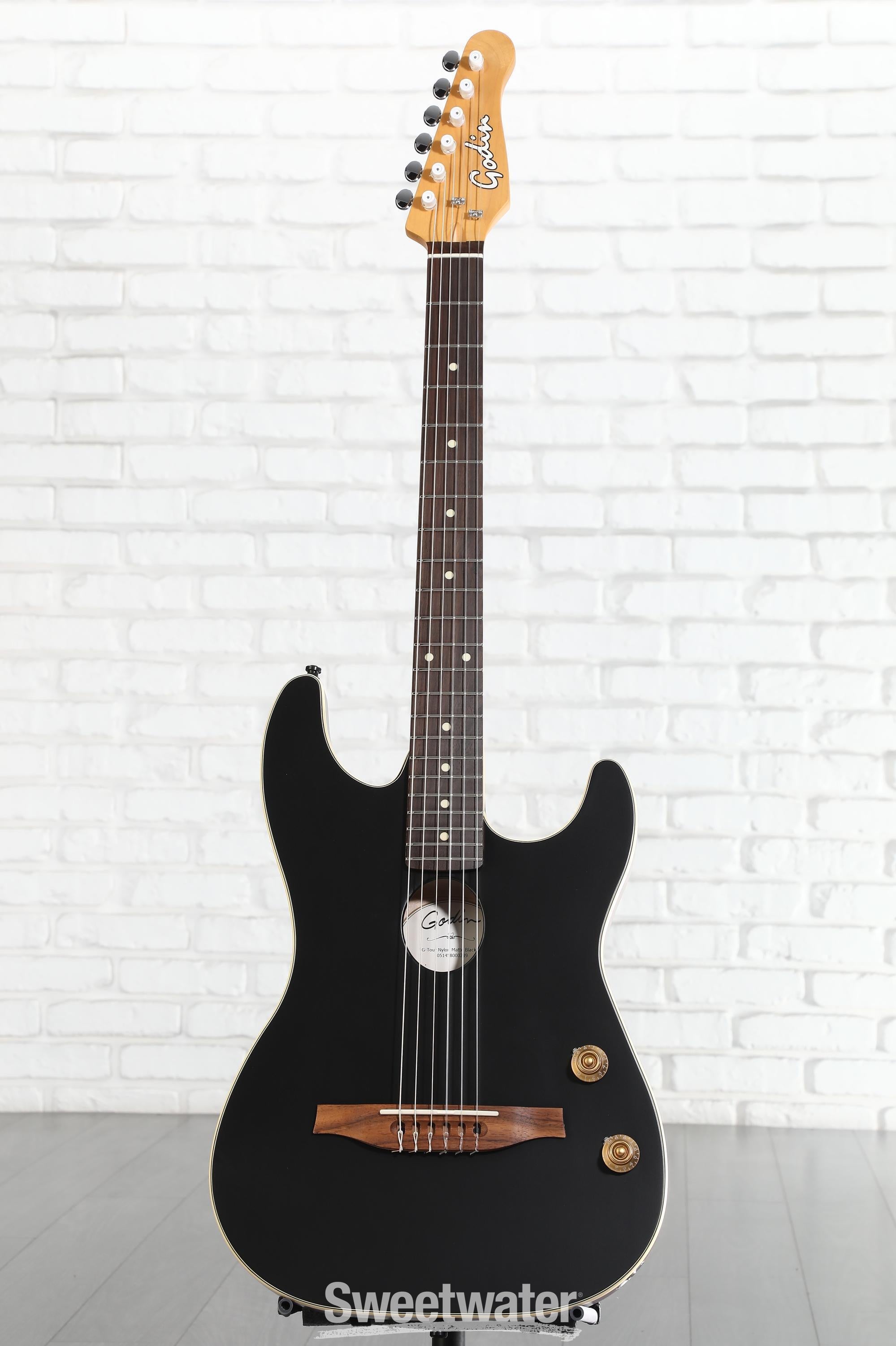 Godin G-Tour Nylon Acoustic-electric Guitar - Matte Black | Sweetwater