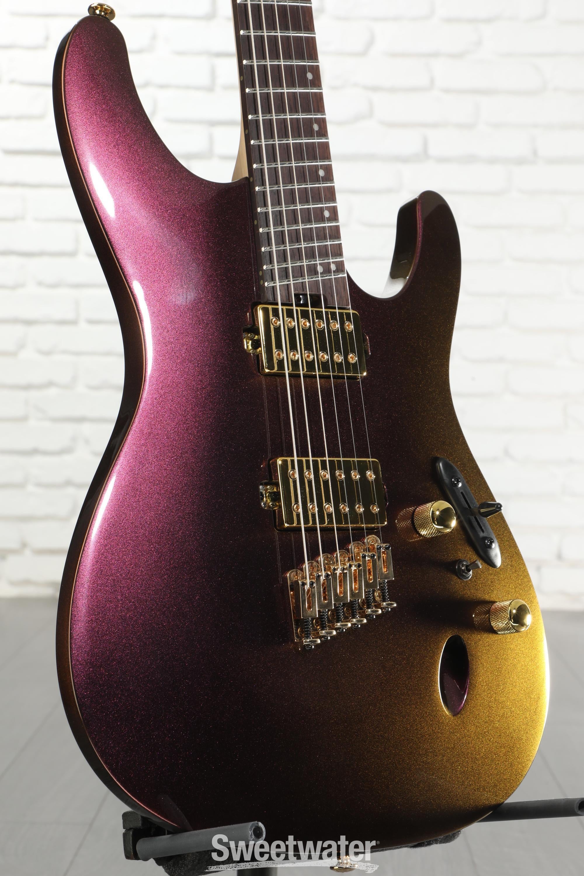 Ibanez Axe Design Lab SML721 Electric Guitar - Rose Gold Chameleon