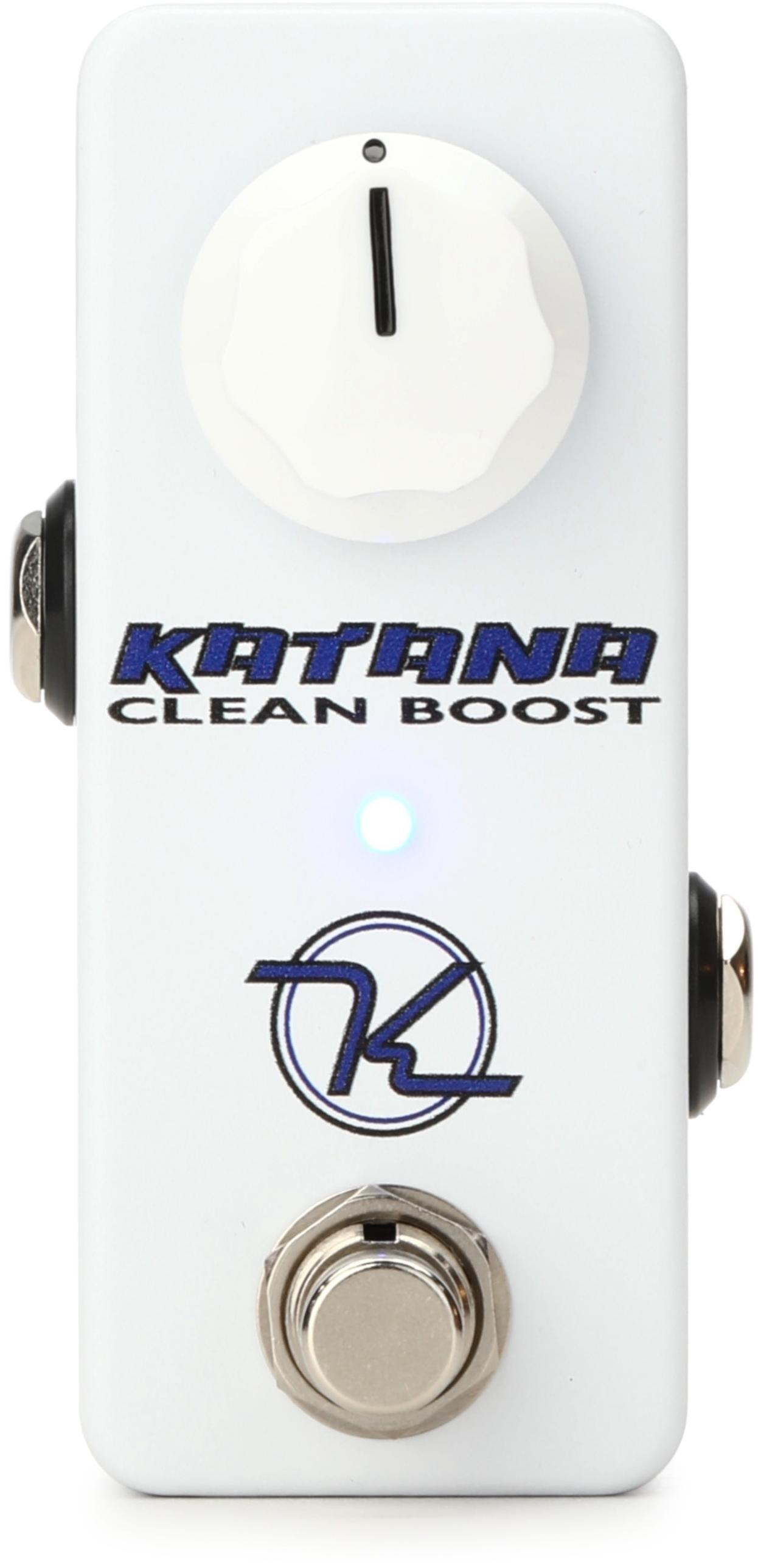 Bundled Item: Keeley Katana Mini Clean Boost Pedal - White