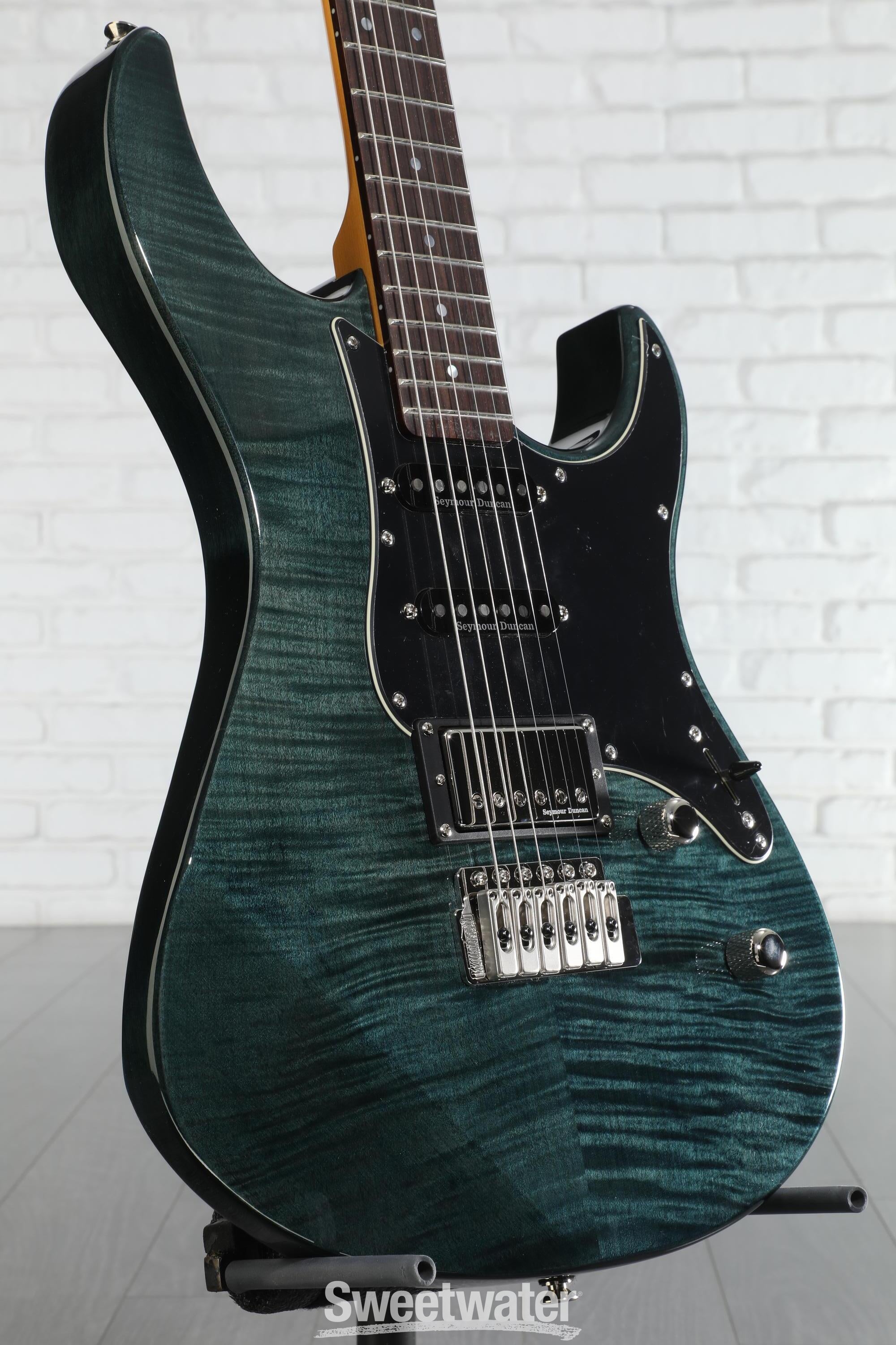 Yamaha Pacifica PAC612VIIFM Electric Guitar - Indigo Blue | Sweetwater