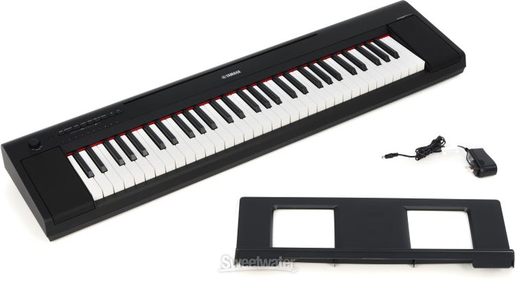 Yamaha Piaggero Piano Numérique Noir NP12 61 Touches + USB
