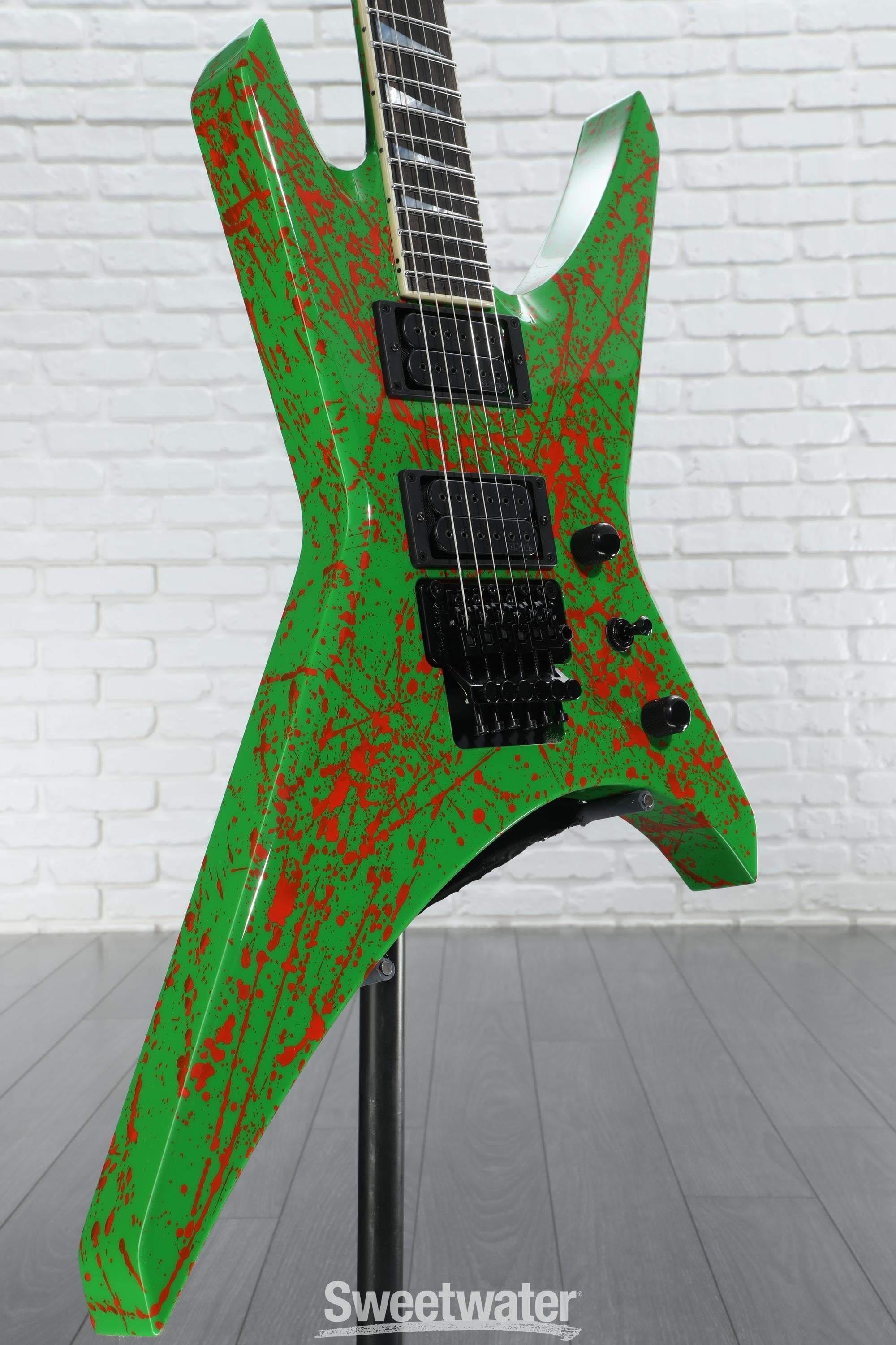 Jackson USA Custom Shop Warrior Electric Guitar - Slime Time