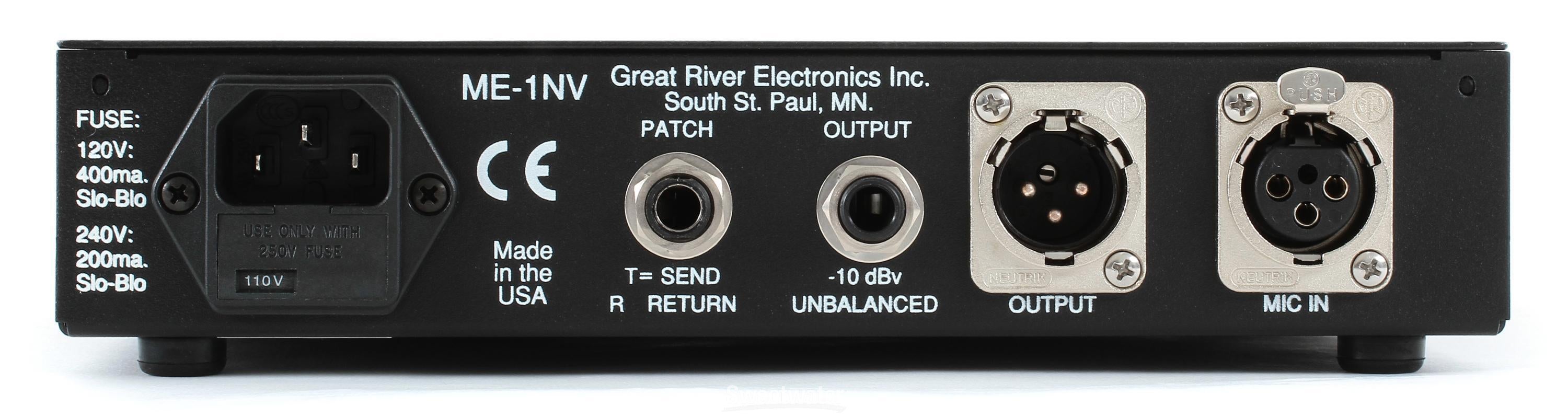 Great River ME-1NV Desktop Microphone Preamp | Sweetwater