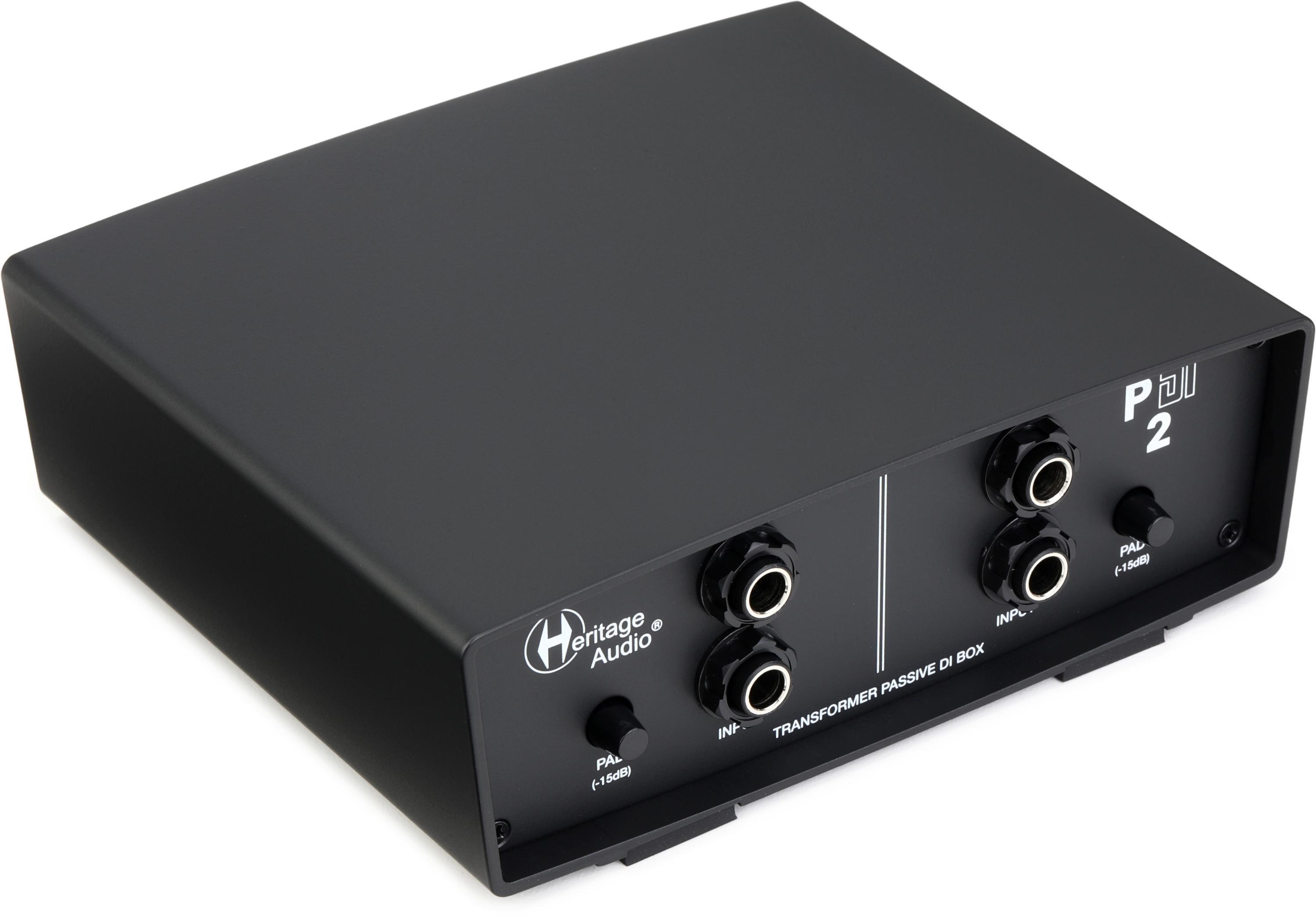Whirlwind DIRECT2 2-channel Passive Instrument Direct Box | Sweetwater