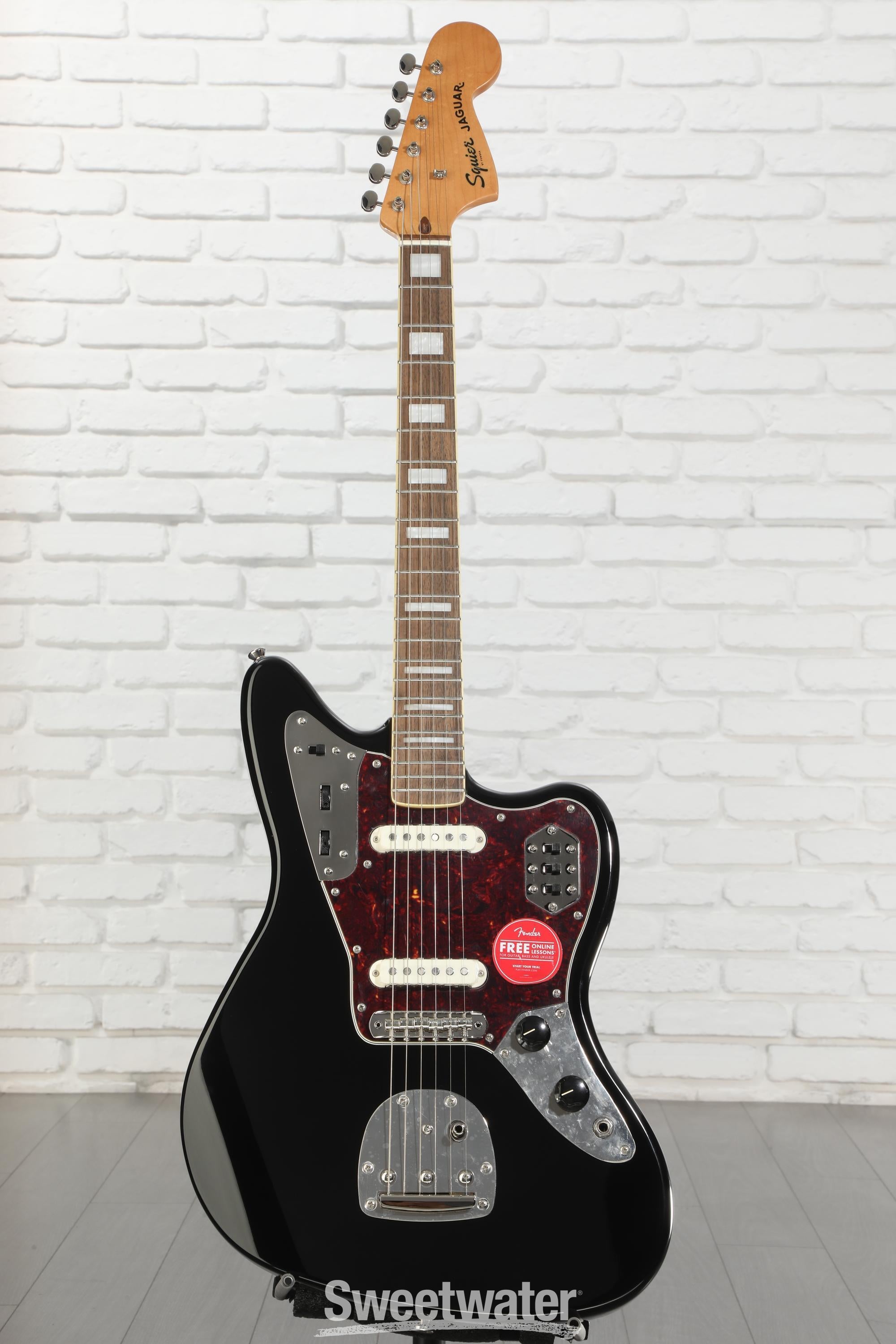 Squier Classic Vibe '70s Jaguar - Black | Sweetwater