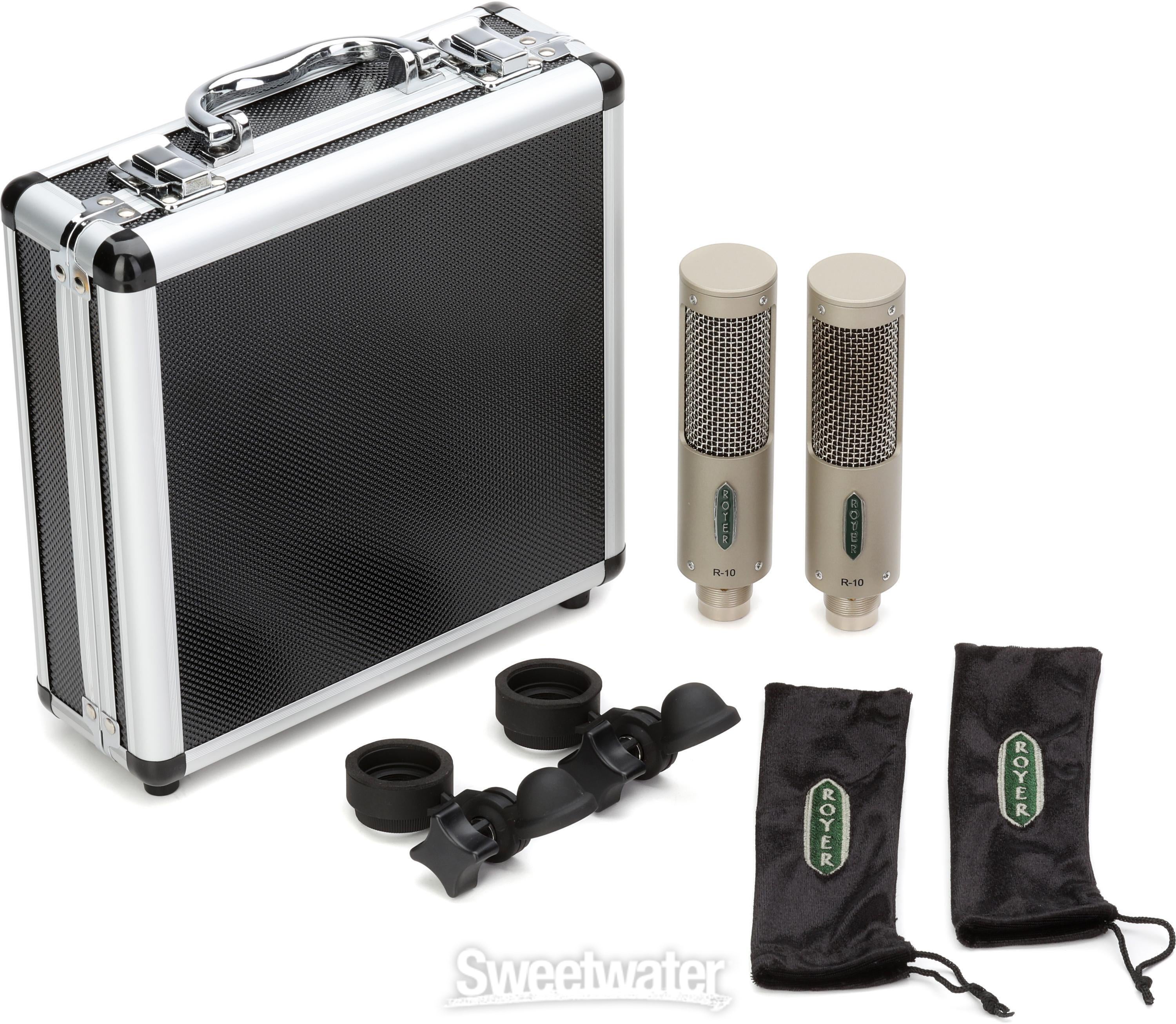 Royer R-10 Ribbon Microphone - Matched Pair | Sweetwater