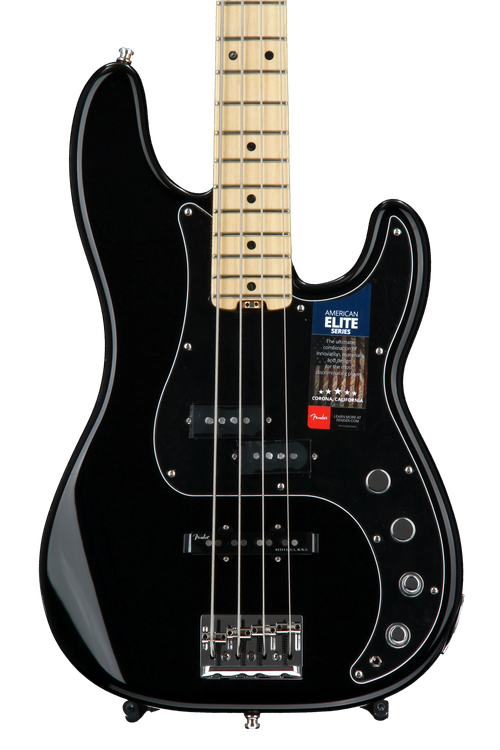 ベース　American Elite Jazz Bass Black Clearance Fender American Elite Jazz Bass Maple Fingerboard