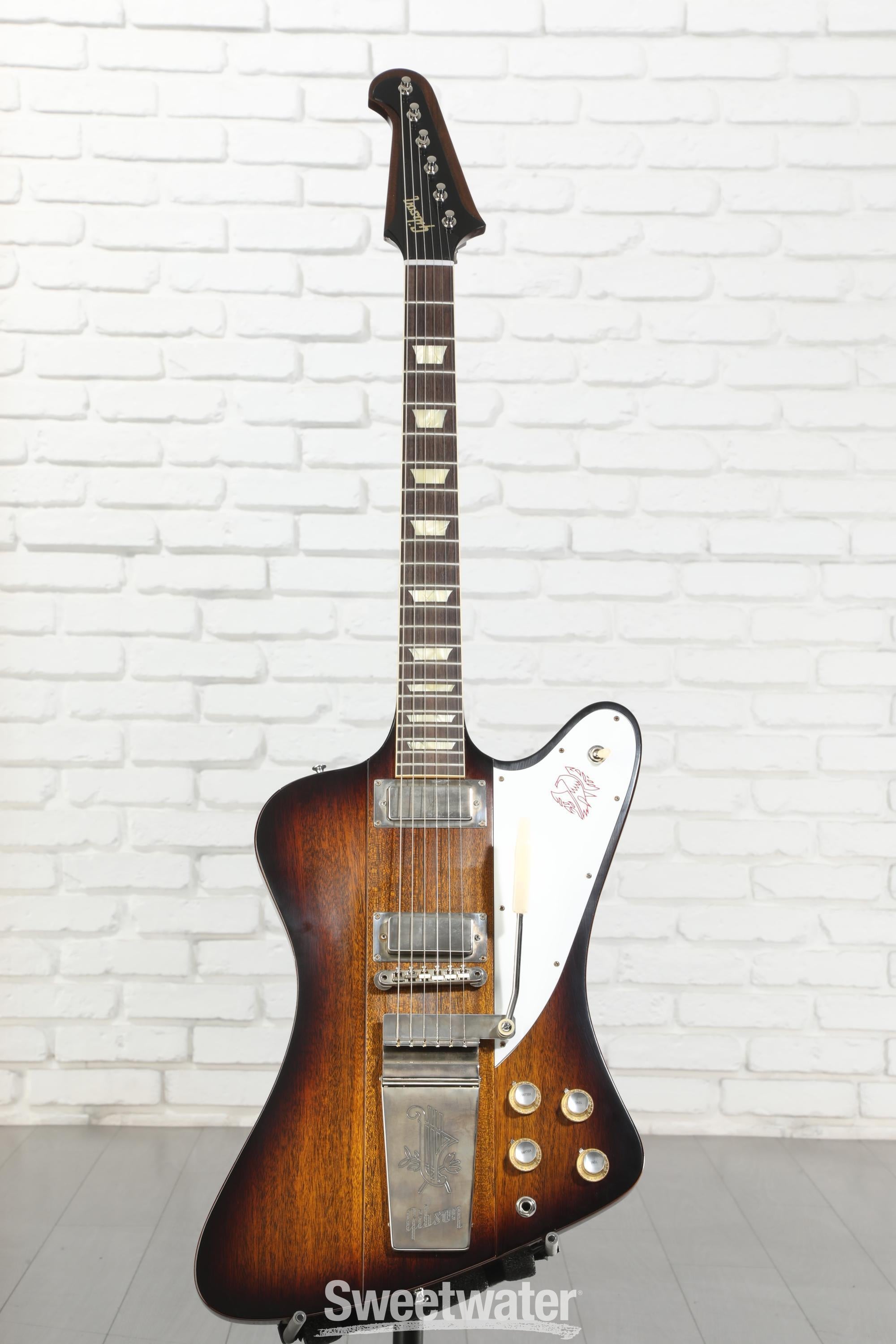 Gibson Custom 1963 Firebird V Electric Guitar - Vintage Sunburst
