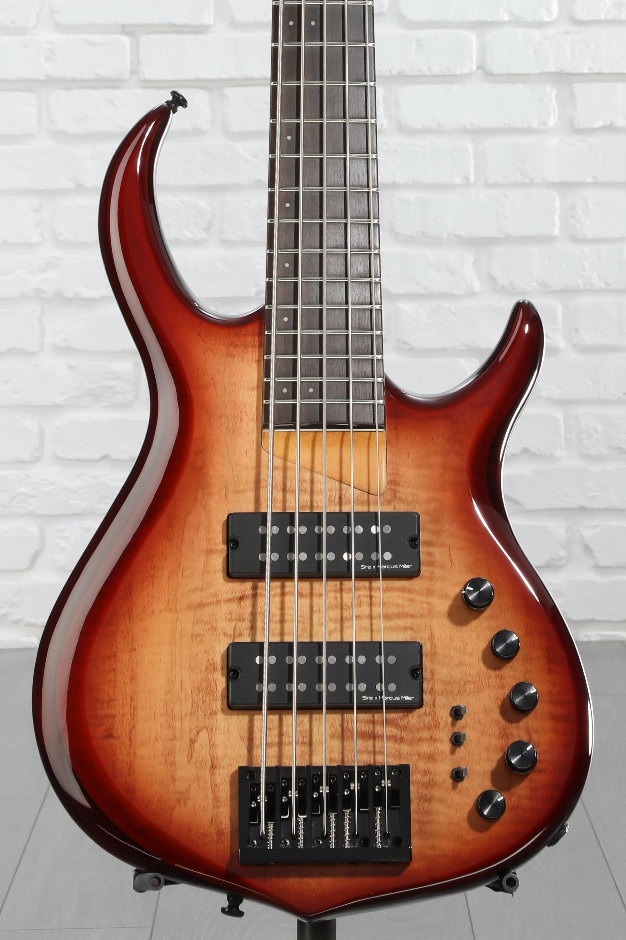 Sire Marcus Miller M7 Alder 5-string Bass Guitar - Brown Sunburst
