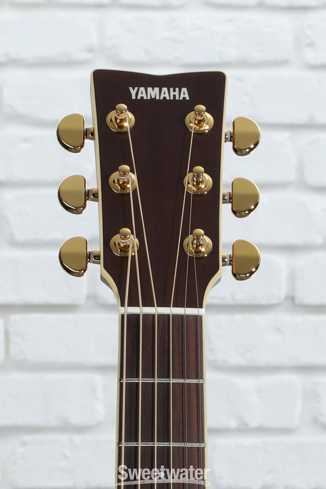 Yamaha LL6 ARE Original Jumbo Acoustic Guitar - Brown