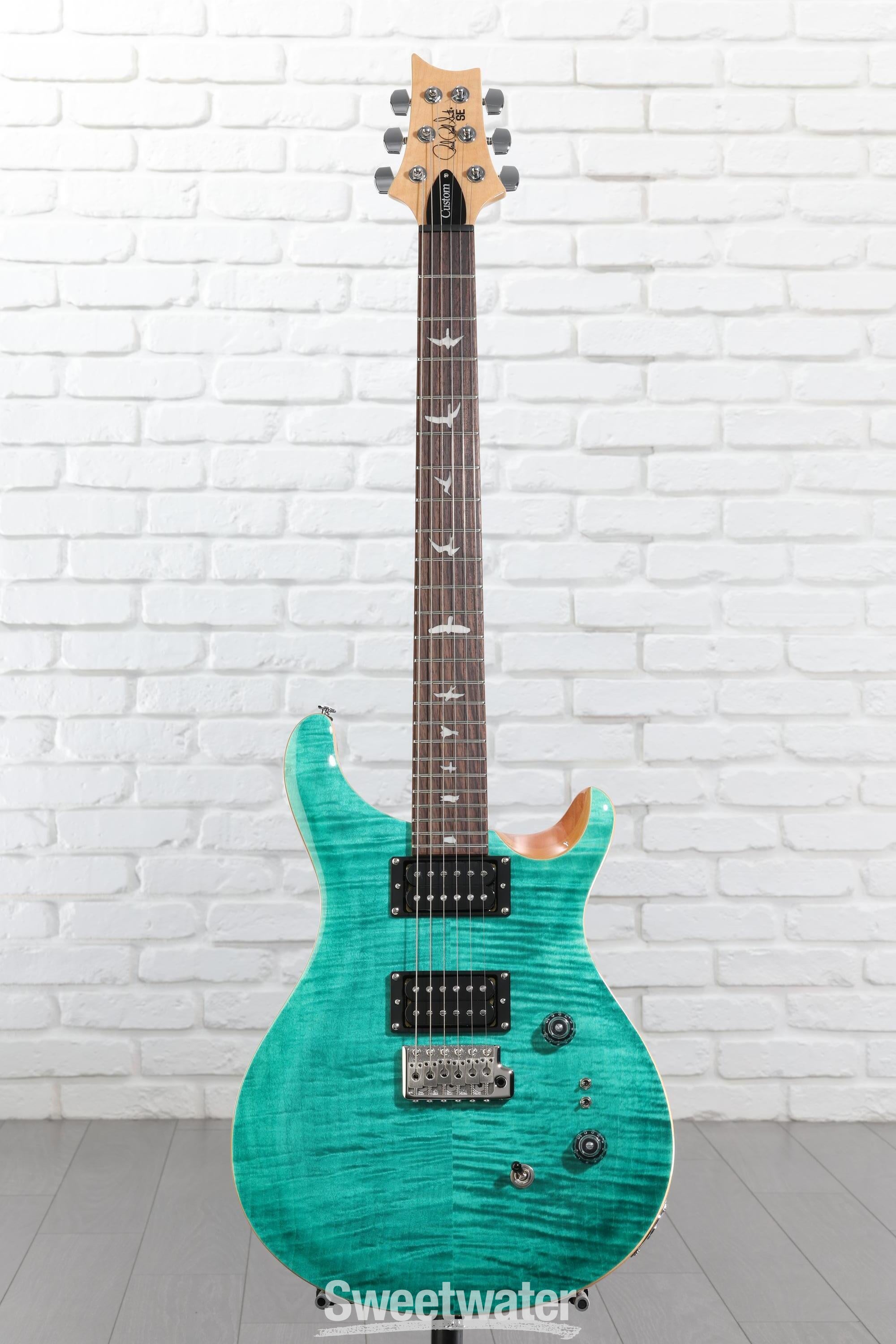 PRS SE Custom 24-08 Electric Guitar - Turquoise | Sweetwater