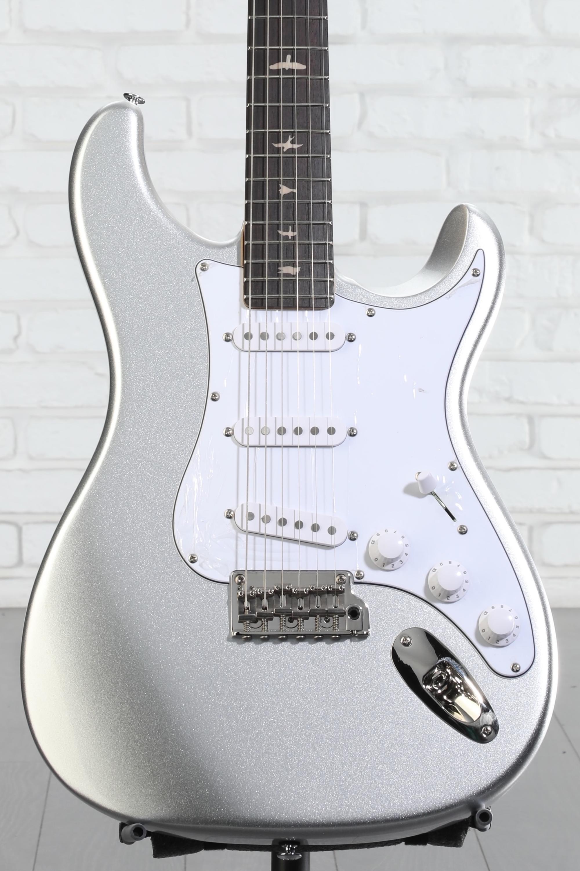 PRS SE Silver Sky Electric Guitar - Platinum Spark, Sweetwater