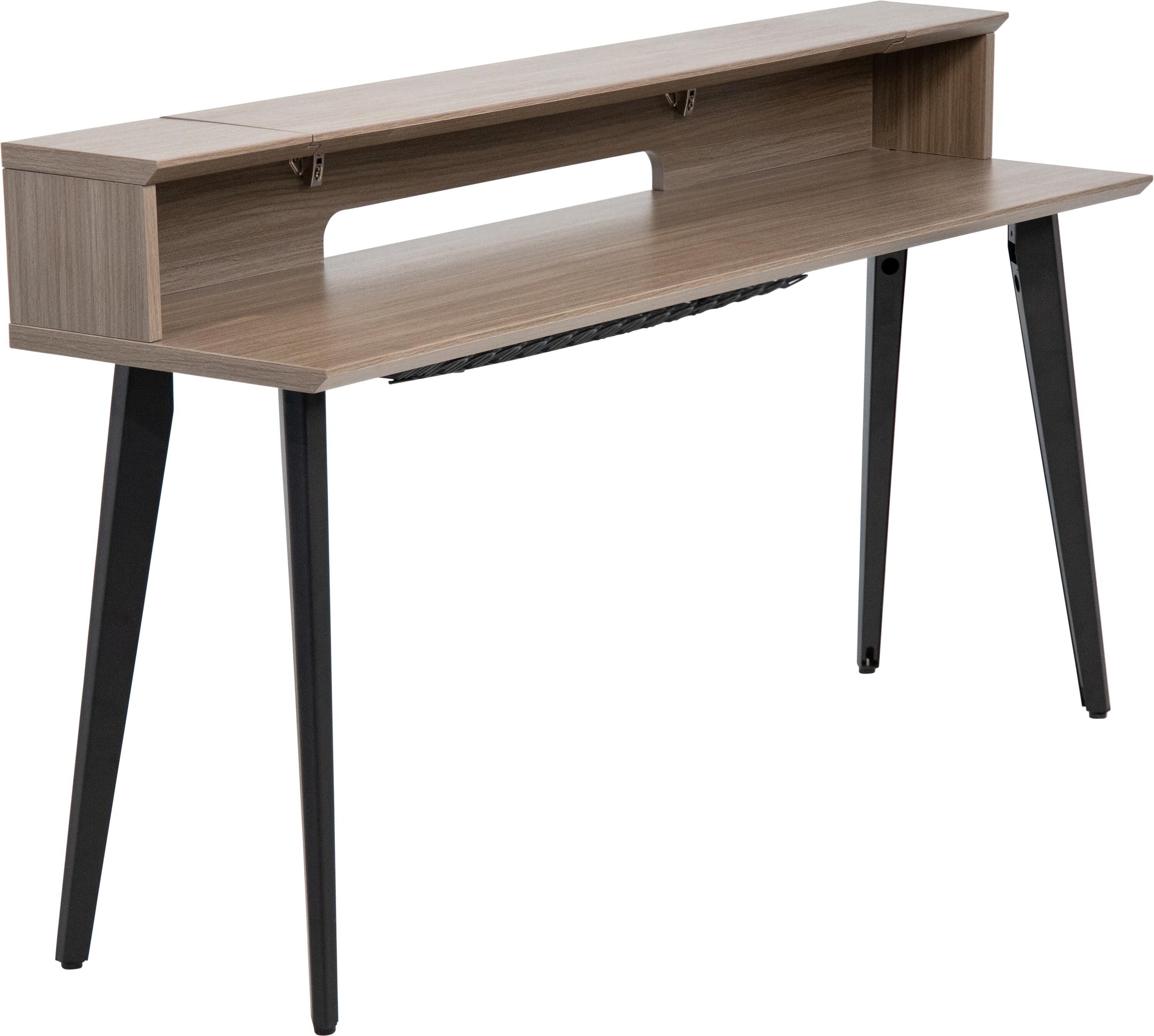 Gator Frameworks Elite 88-key Keyboard Table - Driftwood Grey