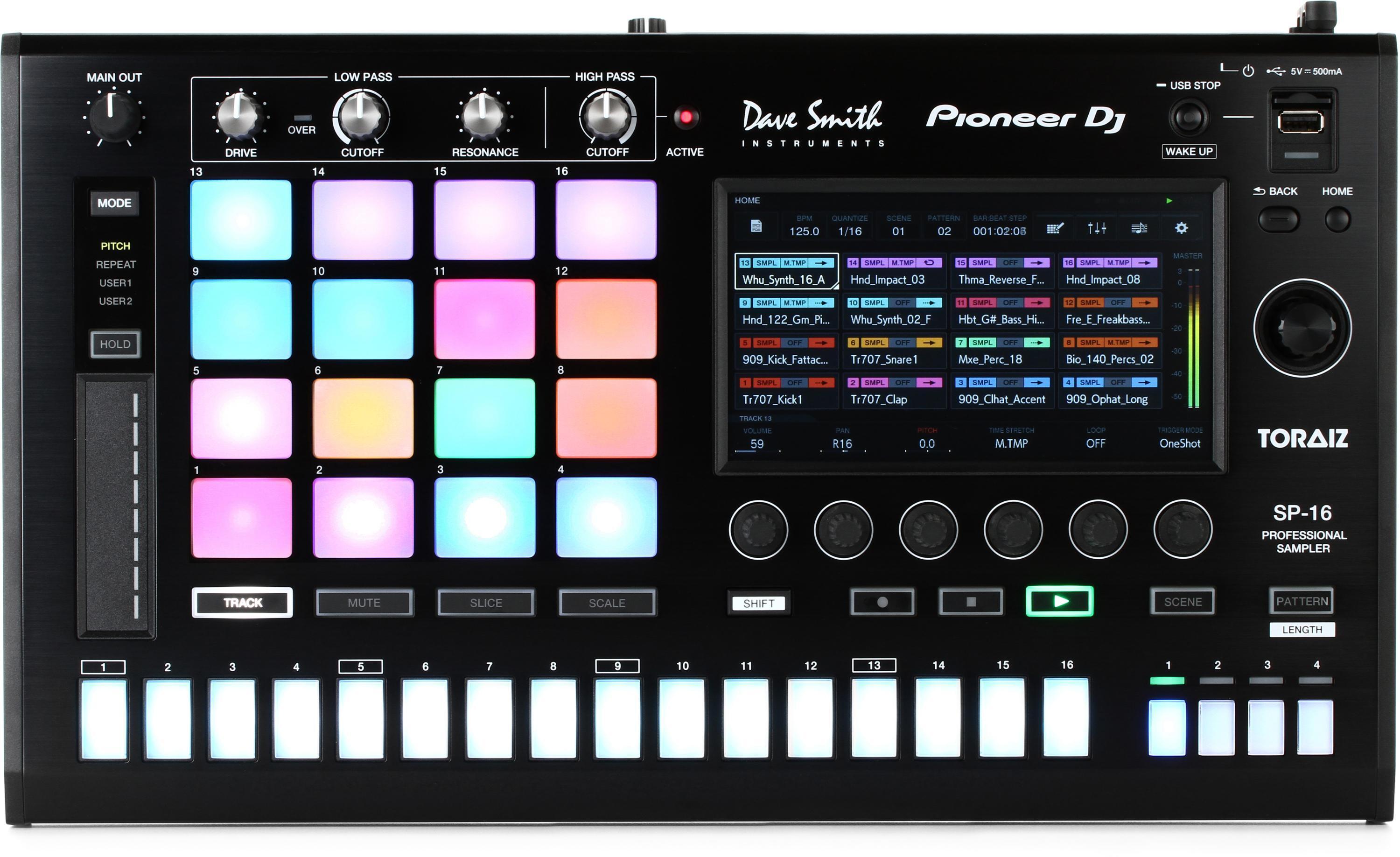 Pioneer DJ Toraiz SP-16 Sampling Workstation Reviews | Sweetwater