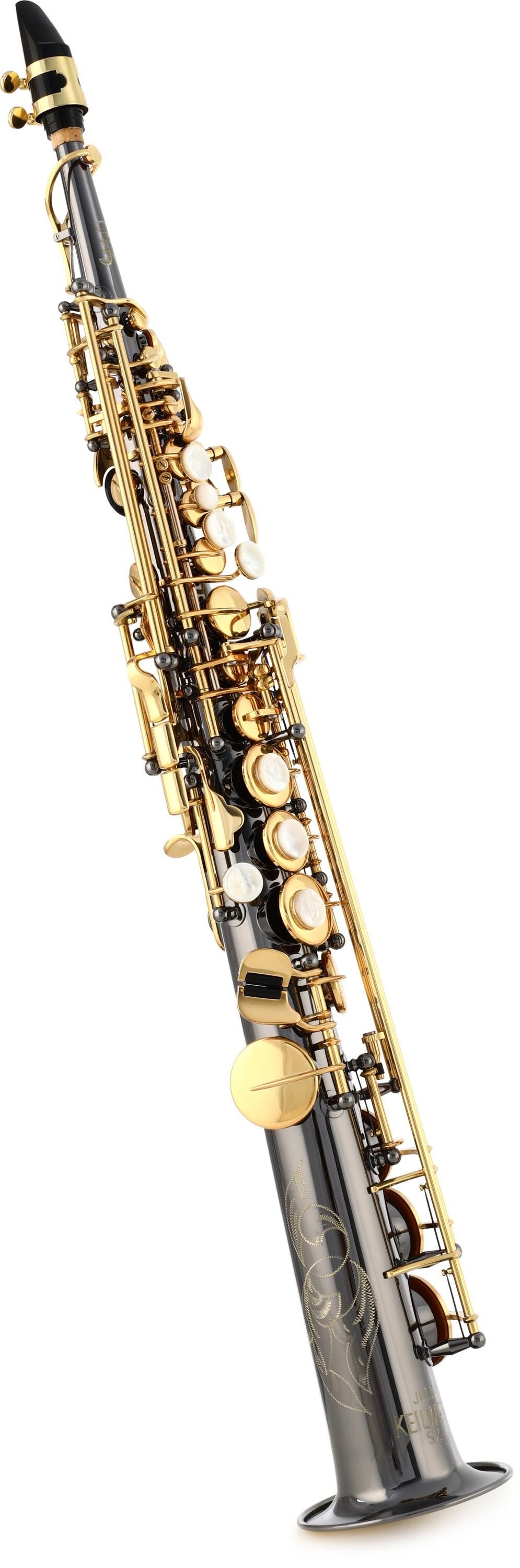Keilwerth SX90 Professional Soprano Saxophone Black Nickel with Gold