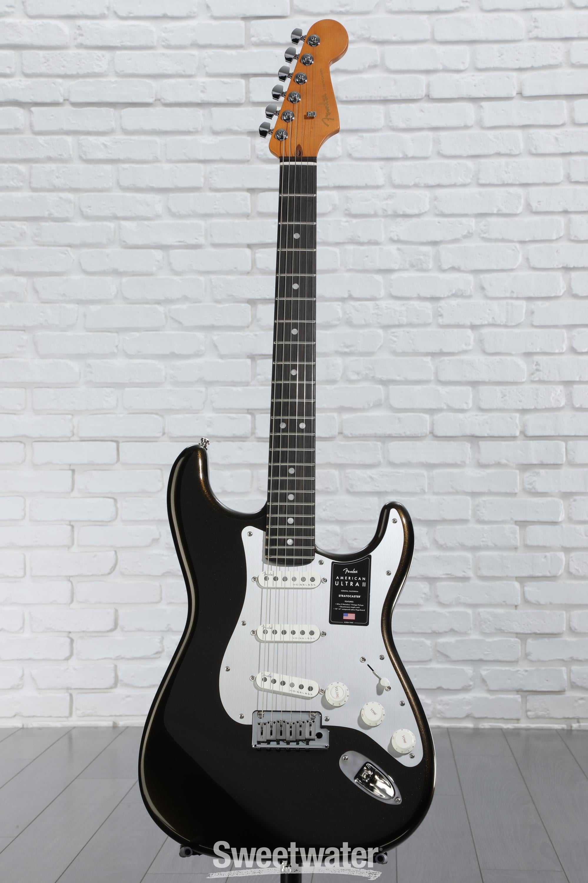 Fender American Ultra II Stratocaster Electric Guitar - Texas Tea