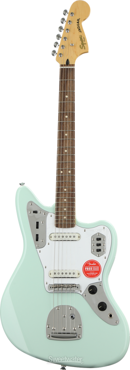 Squier Vintage Modified Jaguar - Surf Green w/ Indian Laurel Squier Vintage Modified Jaguar - Surf Green w/ Indian Laurel