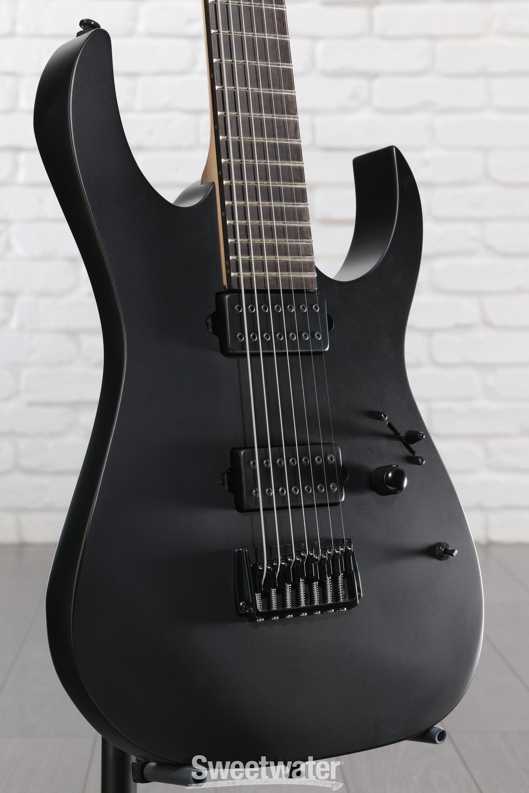Ibanez Iron Label RGIXL7 - Black Flat | Sweetwater