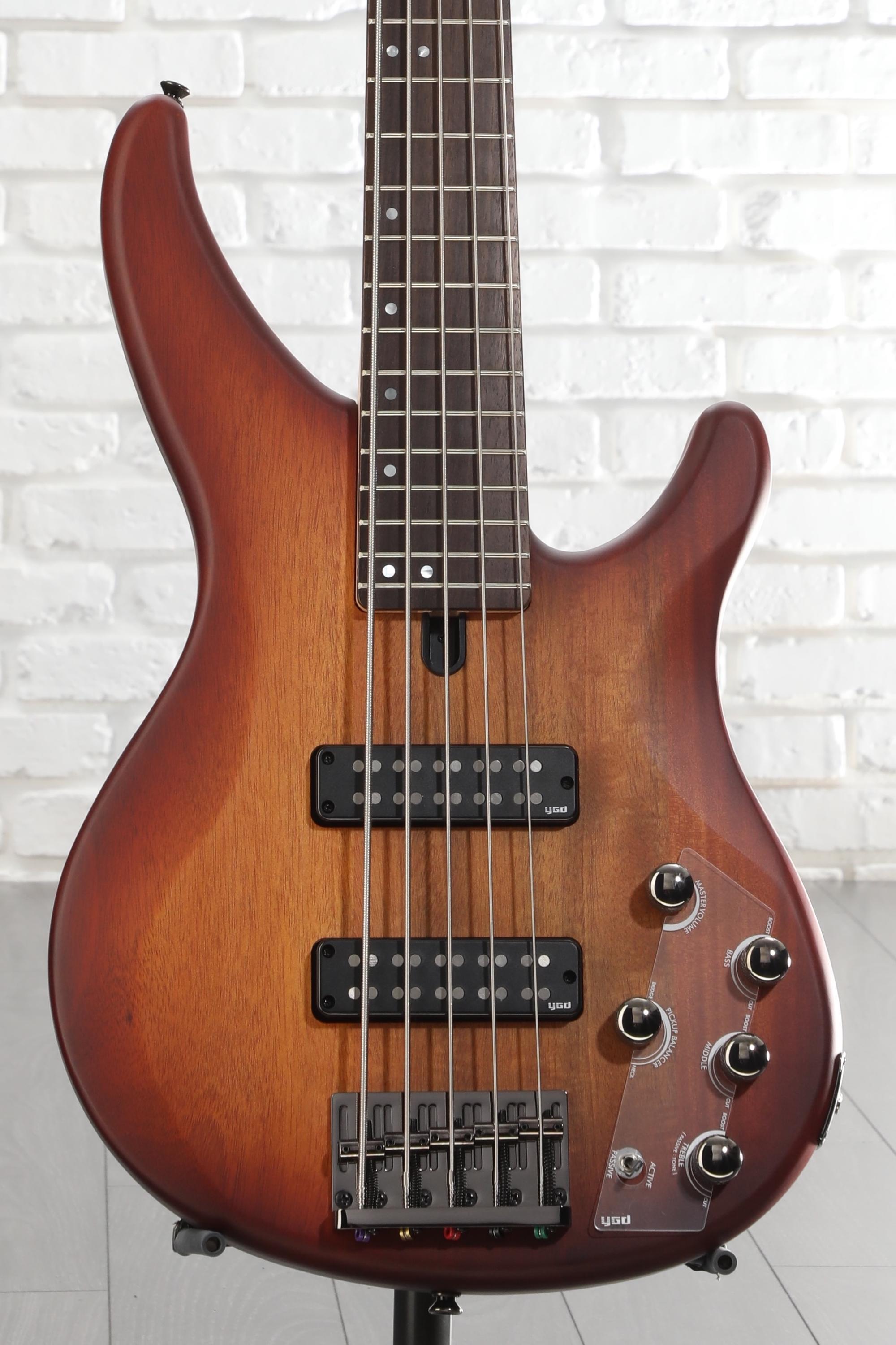 Yamaha TRBX505 5-string Bass Guitar - Brick Burst | Sweetwater