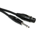 Photo of Hosa HMIC-025HZ Pro Microphone Cable - REAN XLR Female to 1/4-inch TS Male - 25 foot