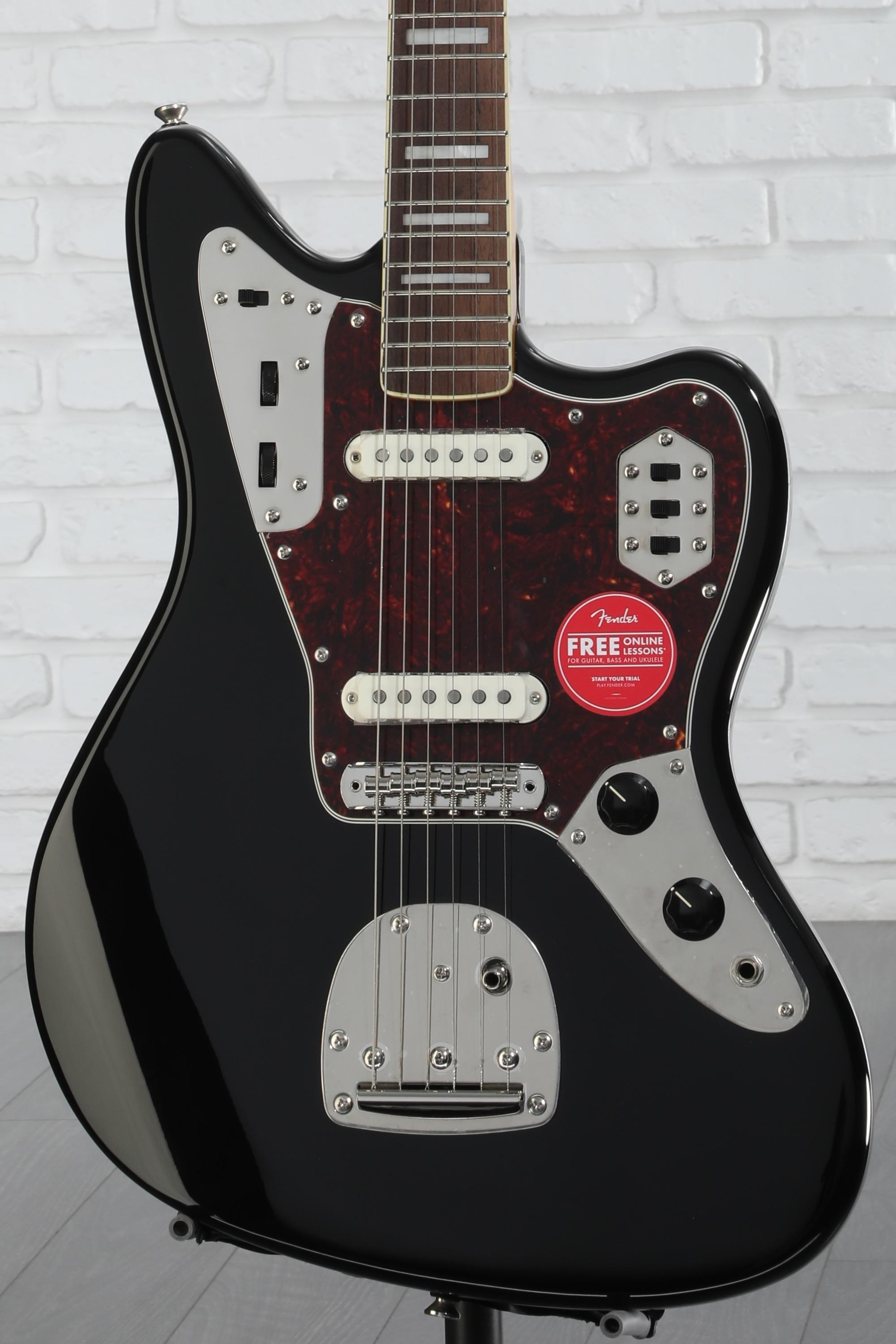 Squier Classic Vibe '70s Jaguar - Black | Sweetwater