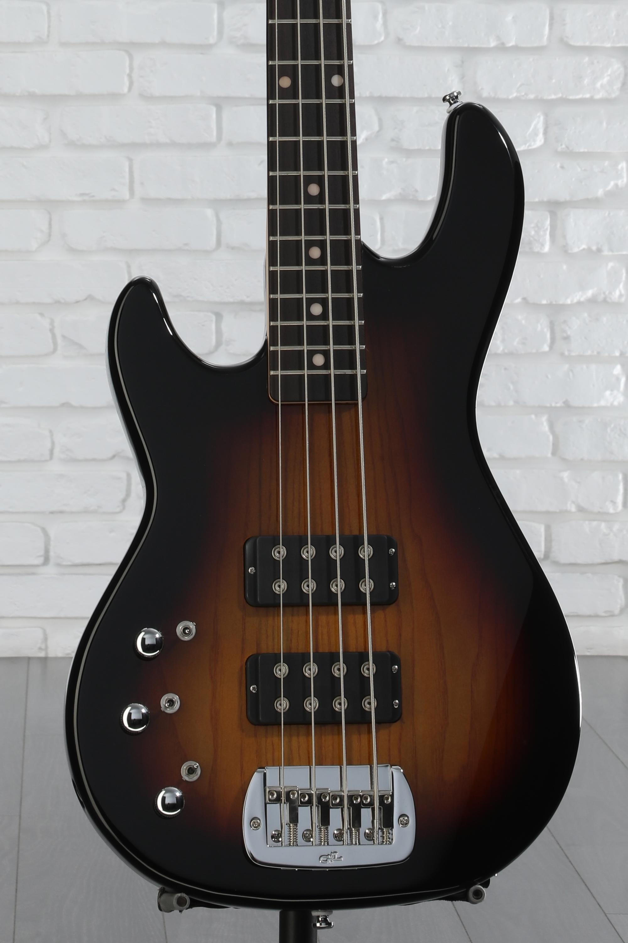 G&L Tribute L-2000 Left-handed Bass Guitar - 3-tone Sunburst