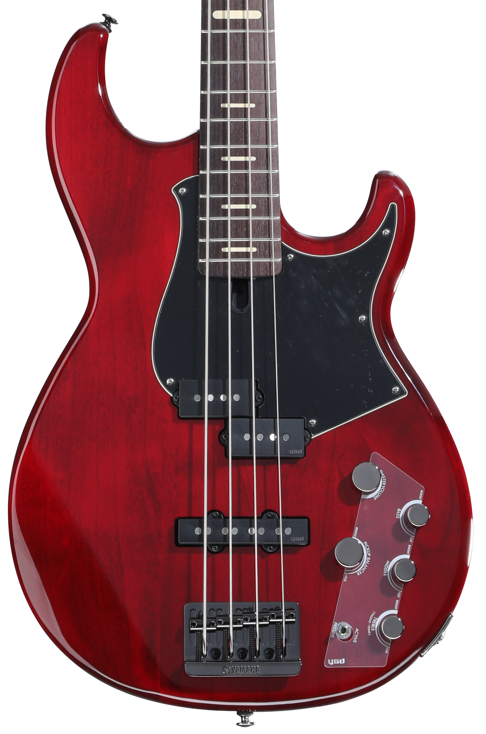 Yamaha BB734A 4-string Bass Guitar - Fired Red | Sweetwater