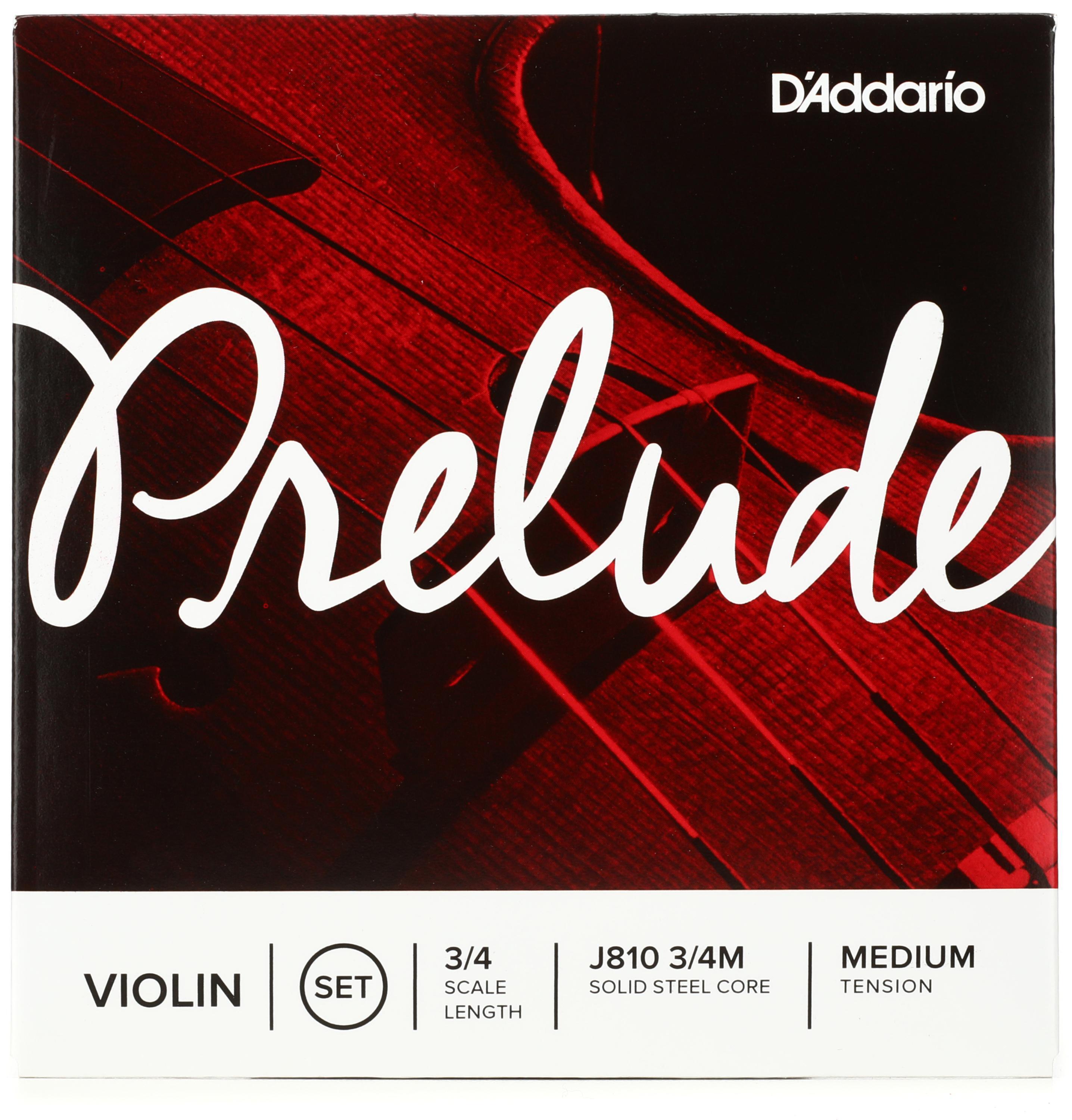 Photo of D'Addario J810 Prelude Violin String Set - 3/4 Size